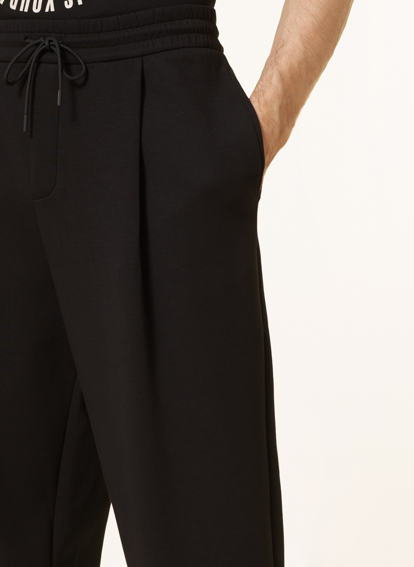 EMPORIO ARMANI Sweatpants, Color: BLACK (Image 5)