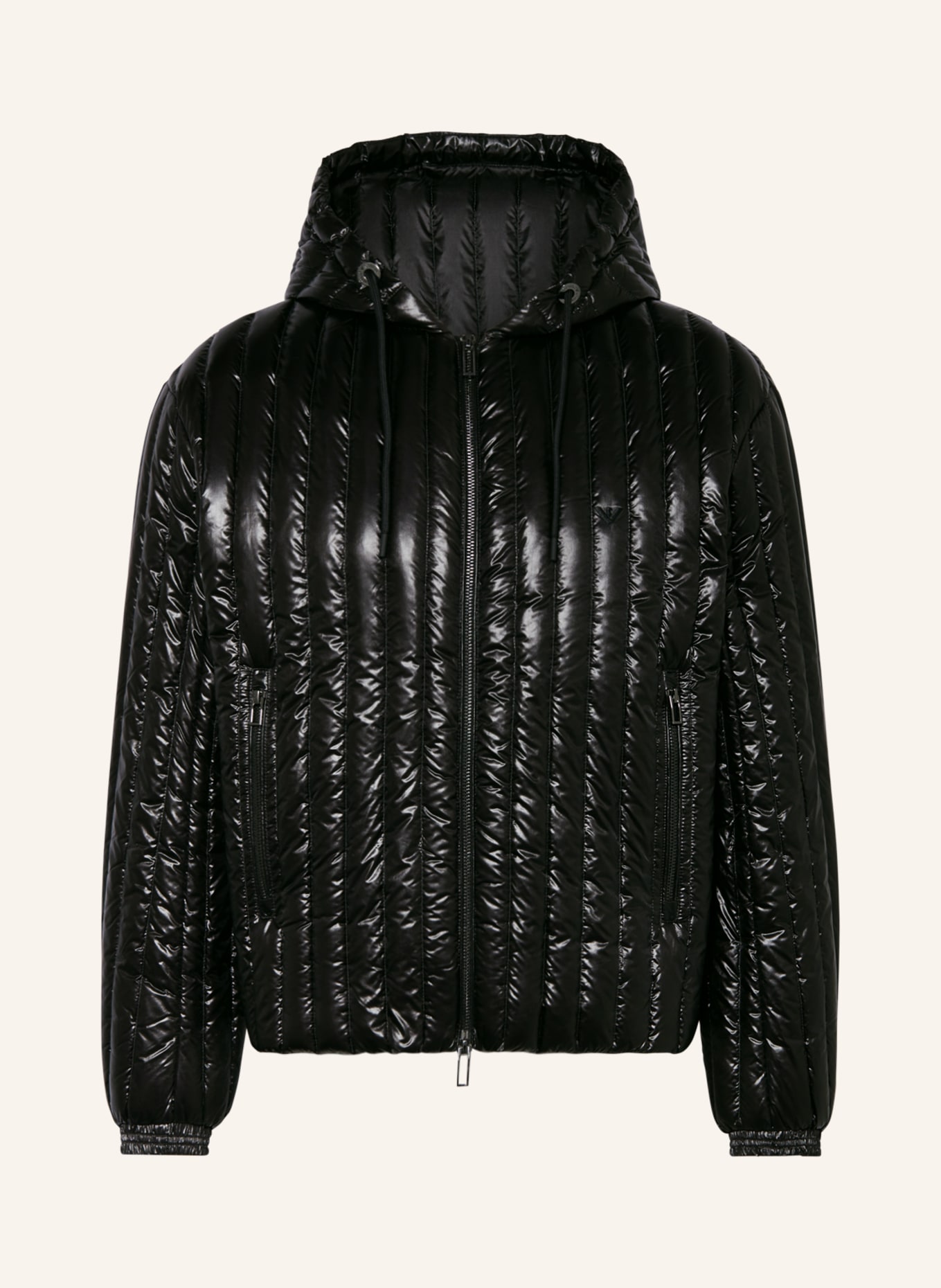 EMPORIO ARMANI Down jacket, Color: BLACK (Image 1)