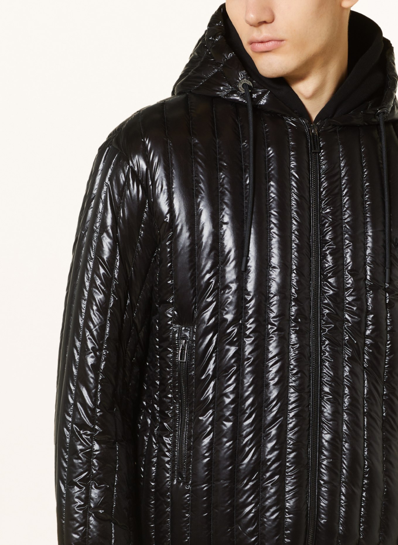 EMPORIO ARMANI Down jacket, Color: BLACK (Image 5)