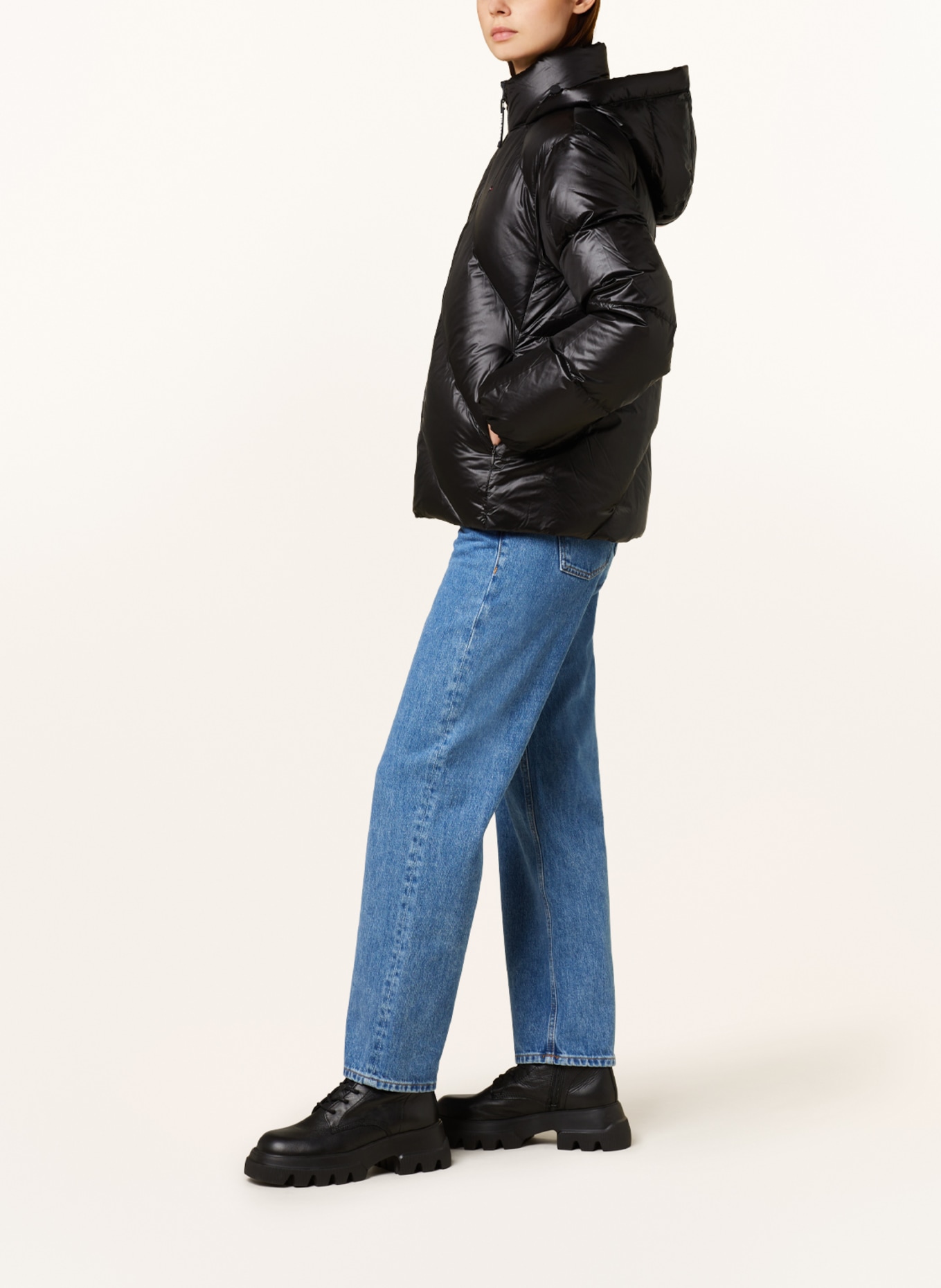 TOMMY HILFIGER Down jacket, Color: BLACK (Image 4)