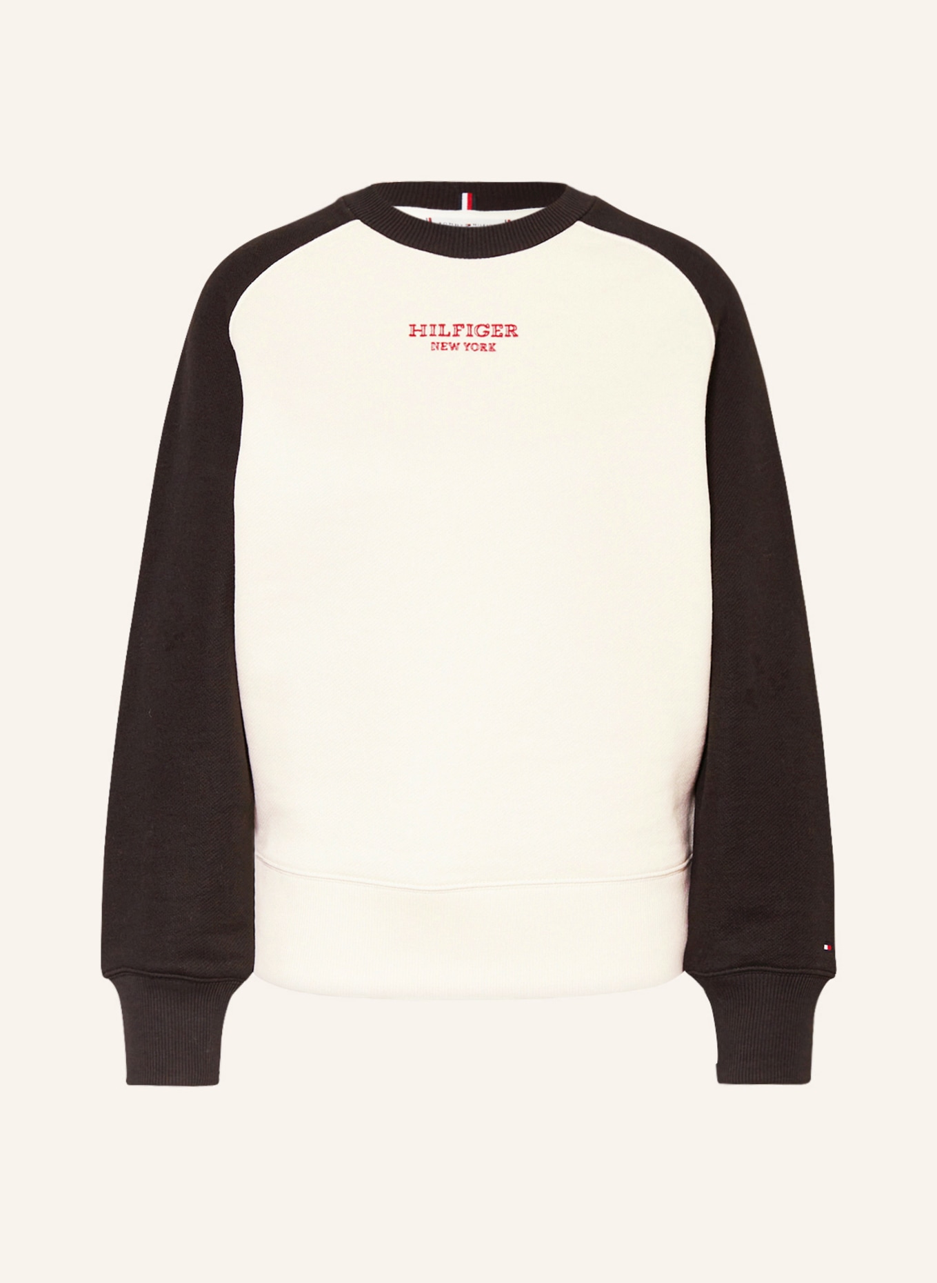 TOMMY HILFIGER Sweatshirt, Color: ECRU/ BLACK (Image 1)