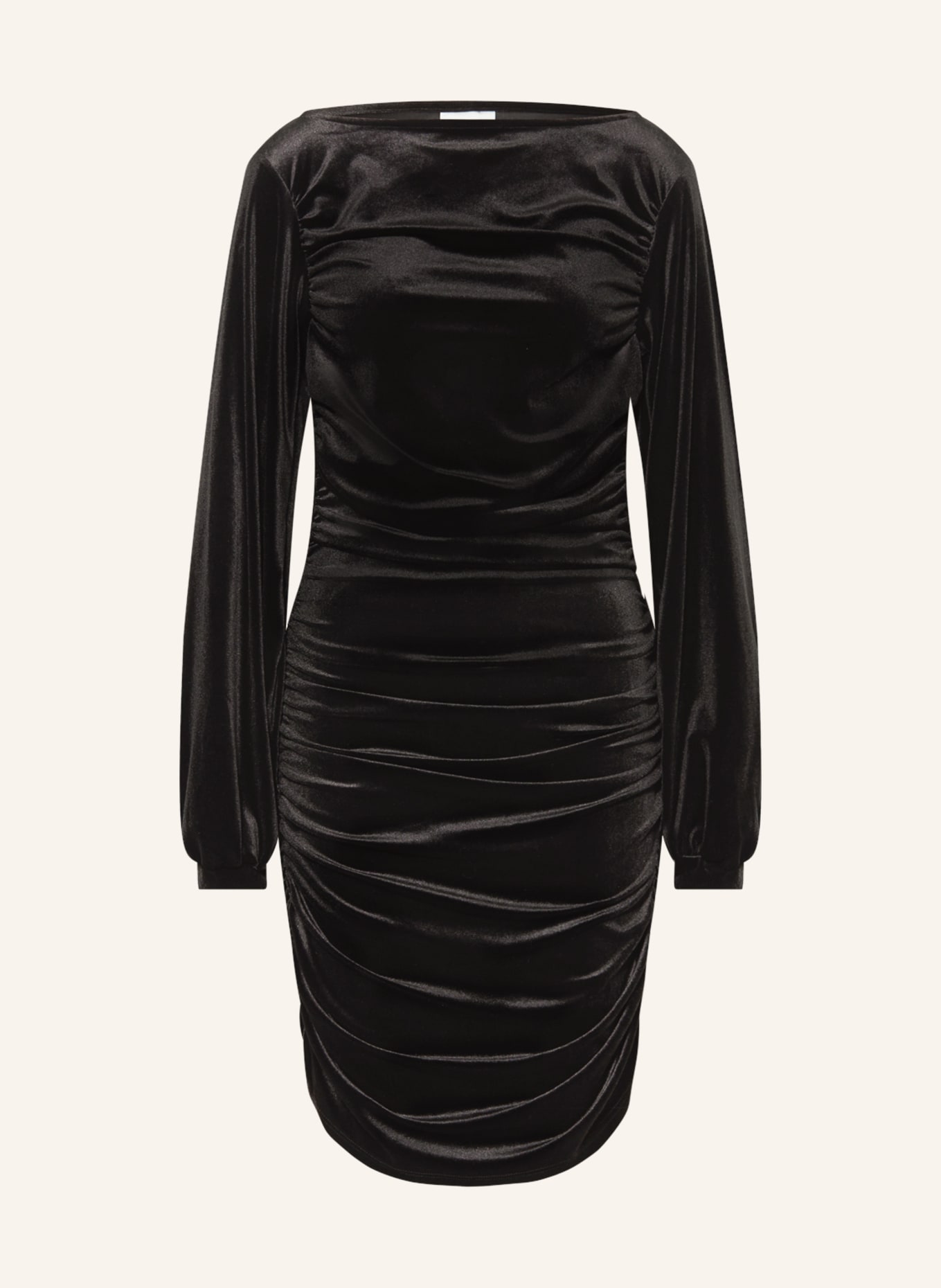GESTUZ Velvet dress KAMALIGZ, Color: BLACK (Image 1)
