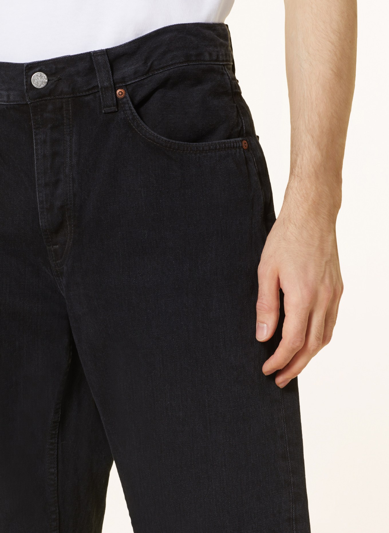 Nudie Jeans Jeans RAD RUFUS Regular Fit, Farbe: VINTAGE BLACK (Bild 5)