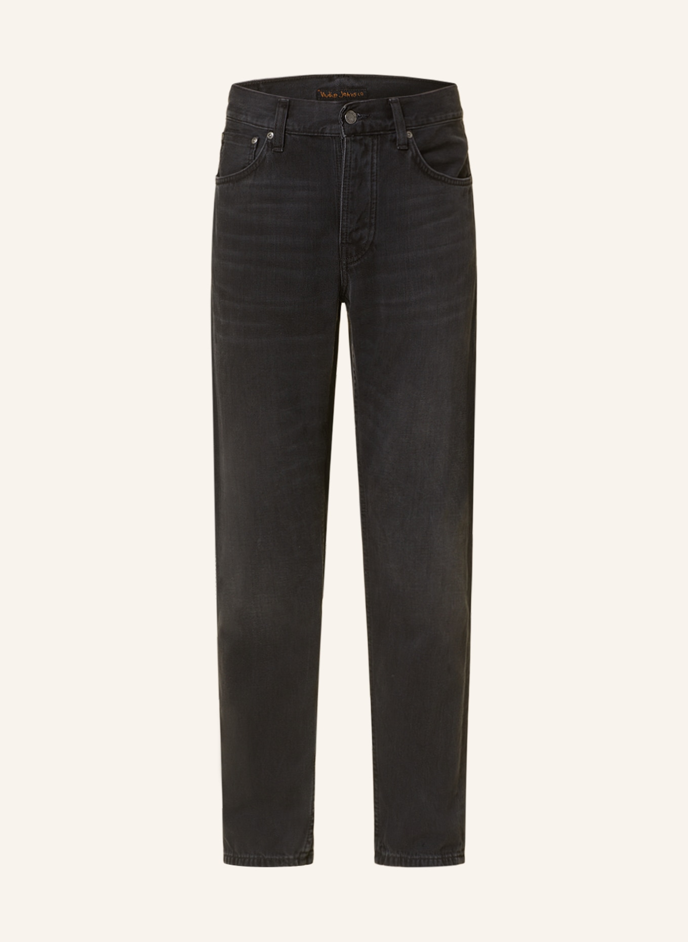 Nudie Jeans Jeans STEADY EDDIE II Tapered Fit, Farbe: Black Change (Bild 1)