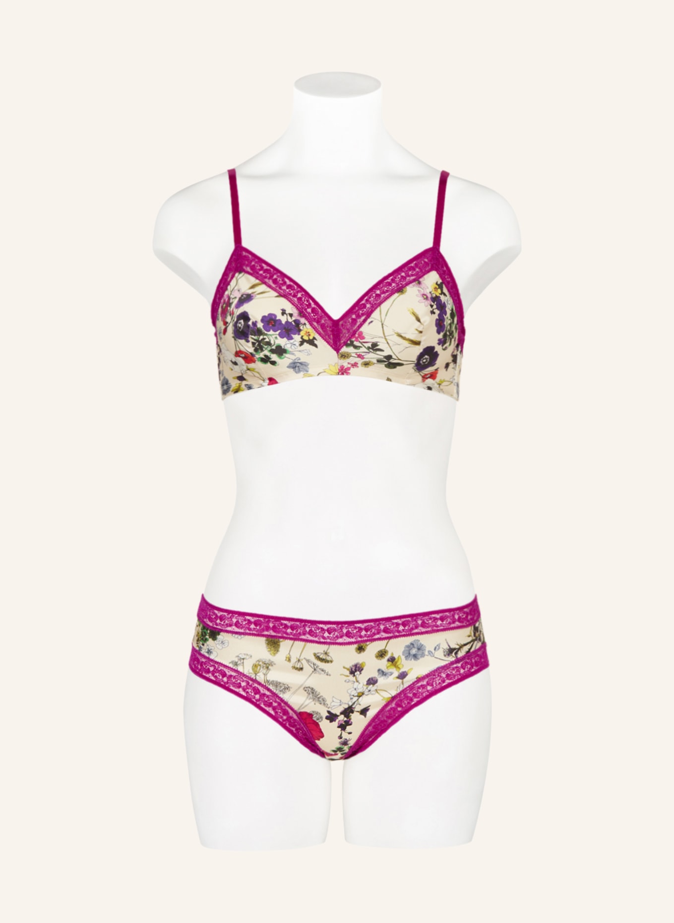 GUCCI Set: Triangle bra and panties with gift box
