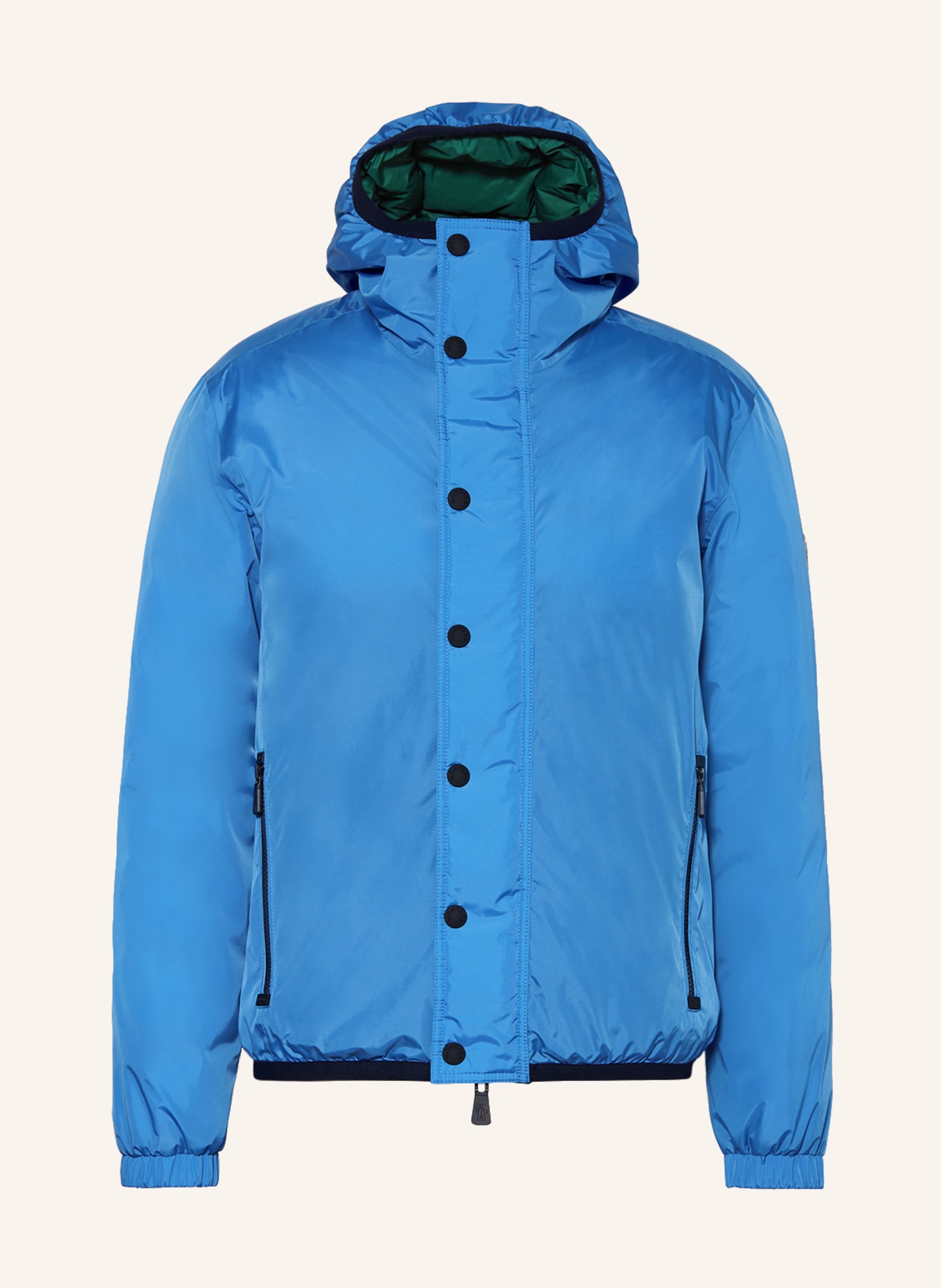MONCLER GRENOBLE Lightweight down jacket ROSIERE reversible, Color: LIGHT BLUE (Image 1)