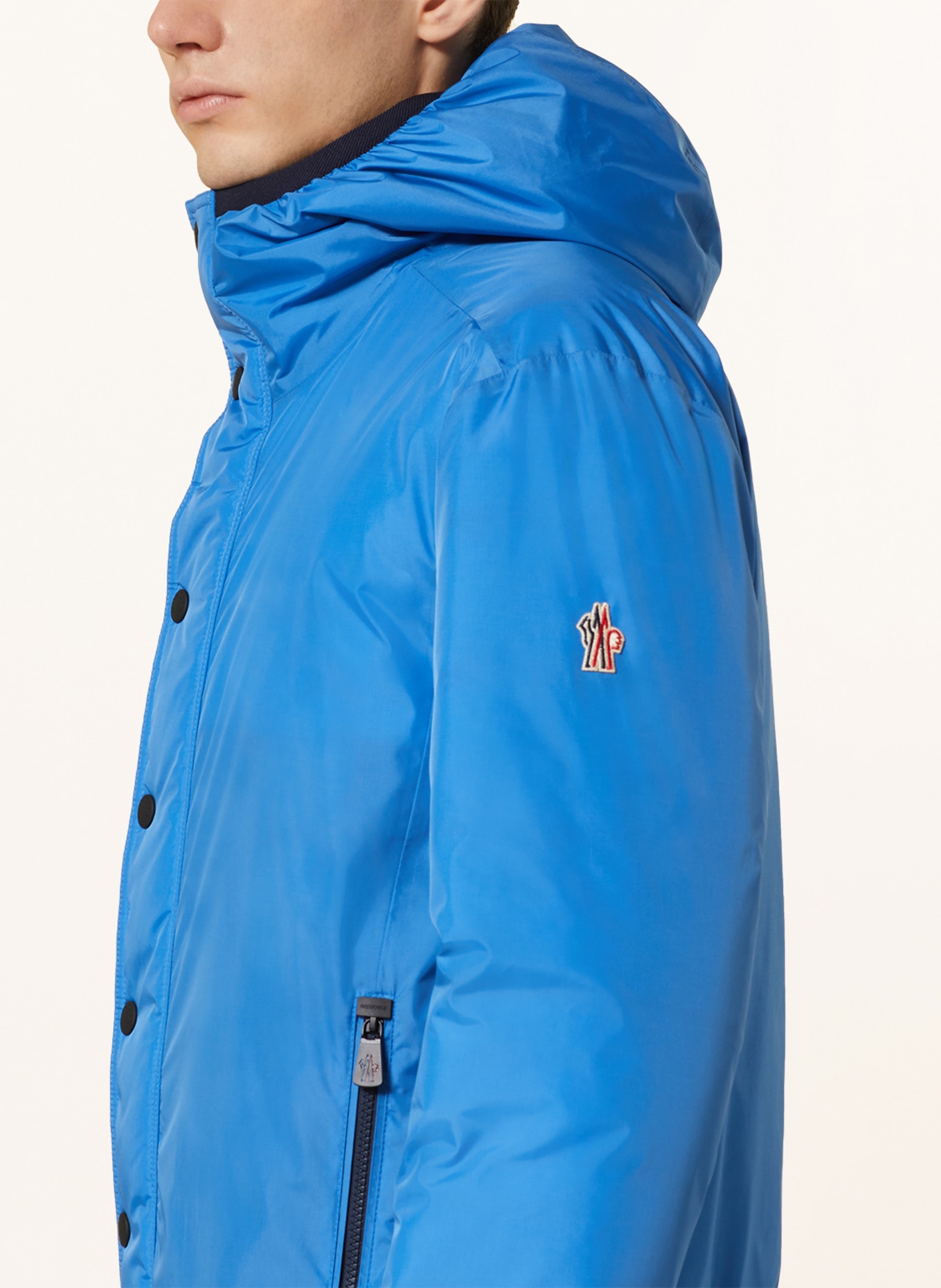 MONCLER GRENOBLE Lightweight down jacket ROSIERE reversible, Color: LIGHT BLUE (Image 6)