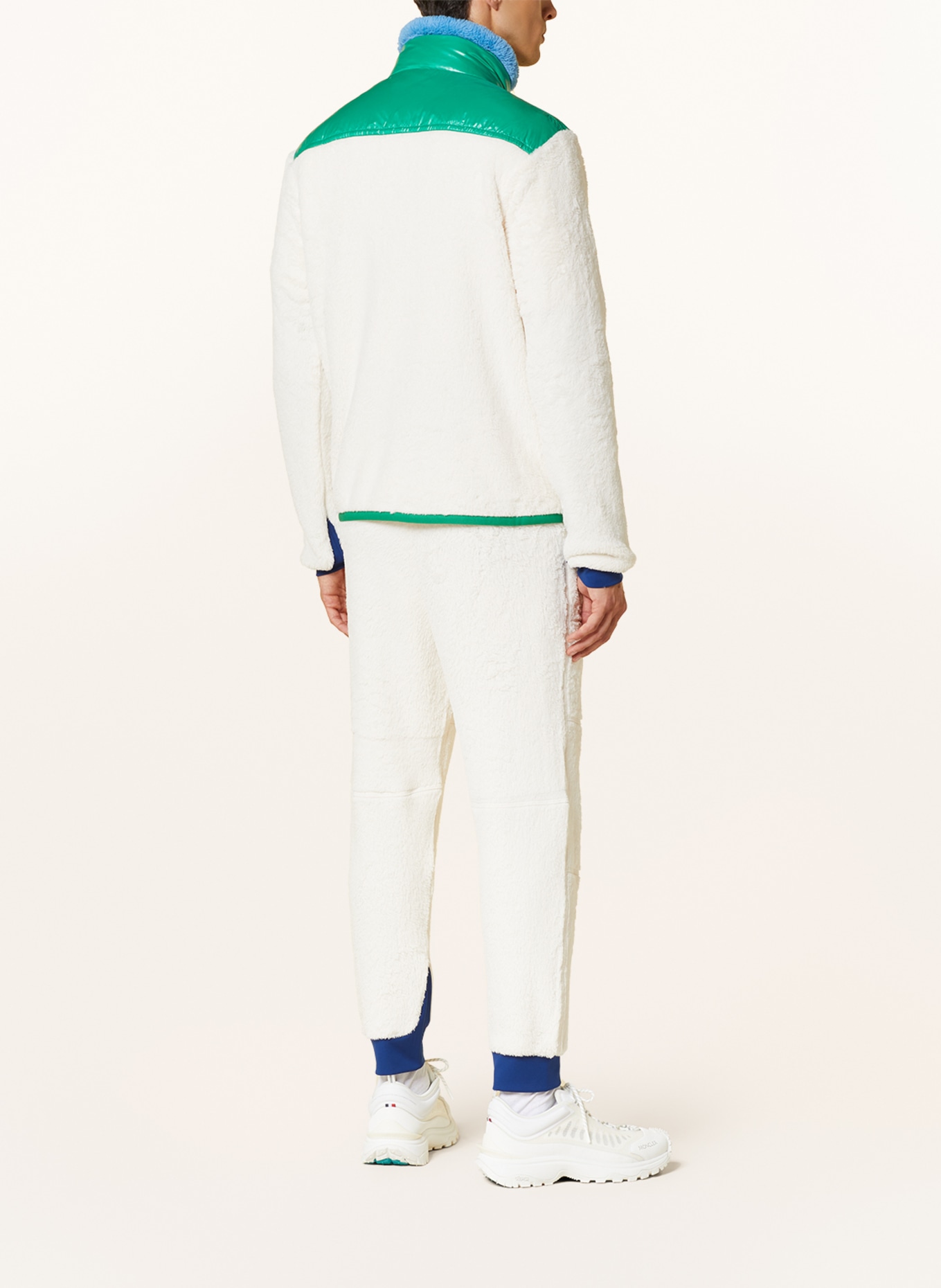 MONCLER GRENOBLE Down jacket, Color: WHITE/ GREEN/ BLUE (Image 3)