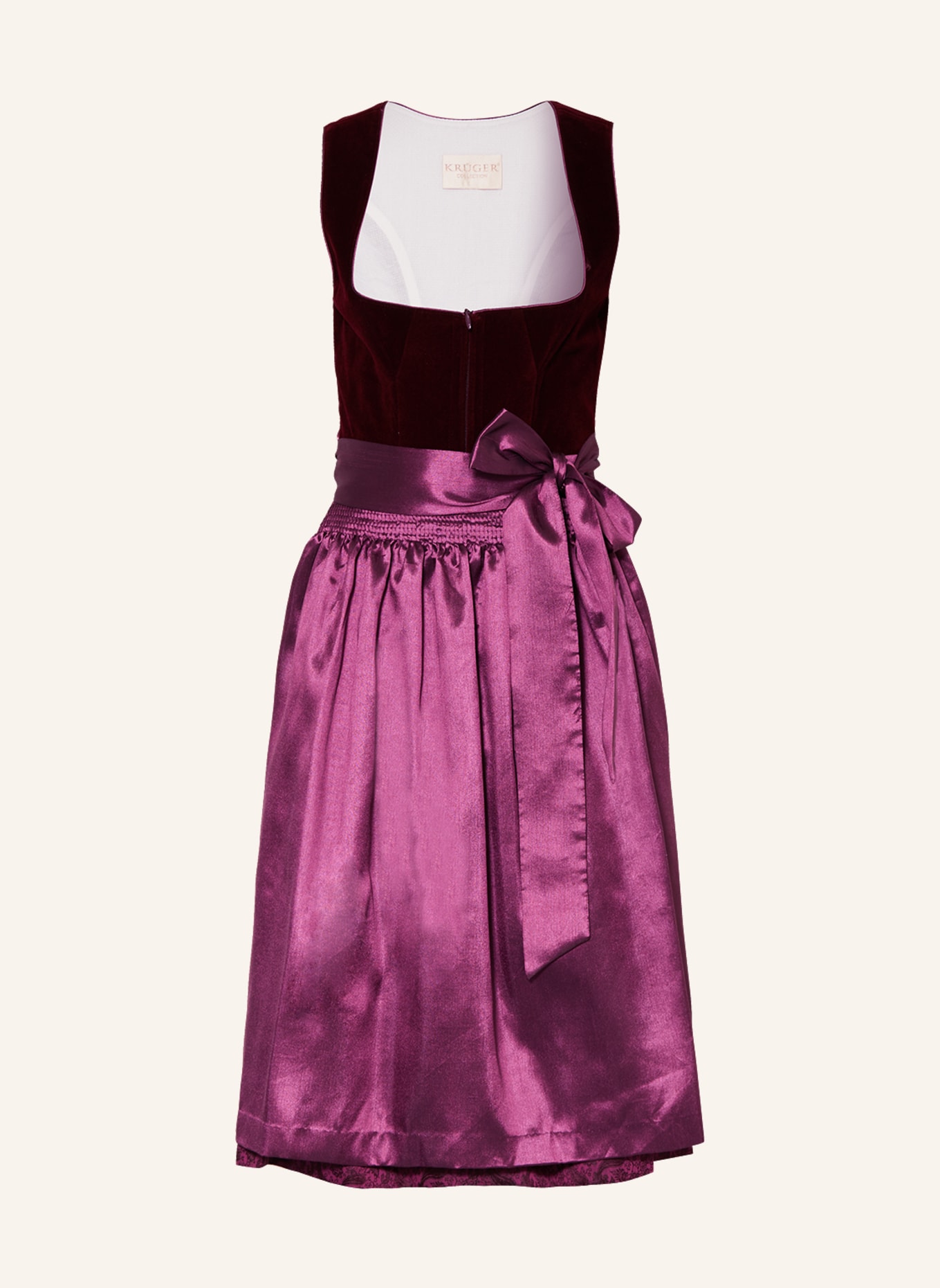 KRÜGER Sukienka bawarska, Kolor: FIOLETOWY (Obrazek 1)