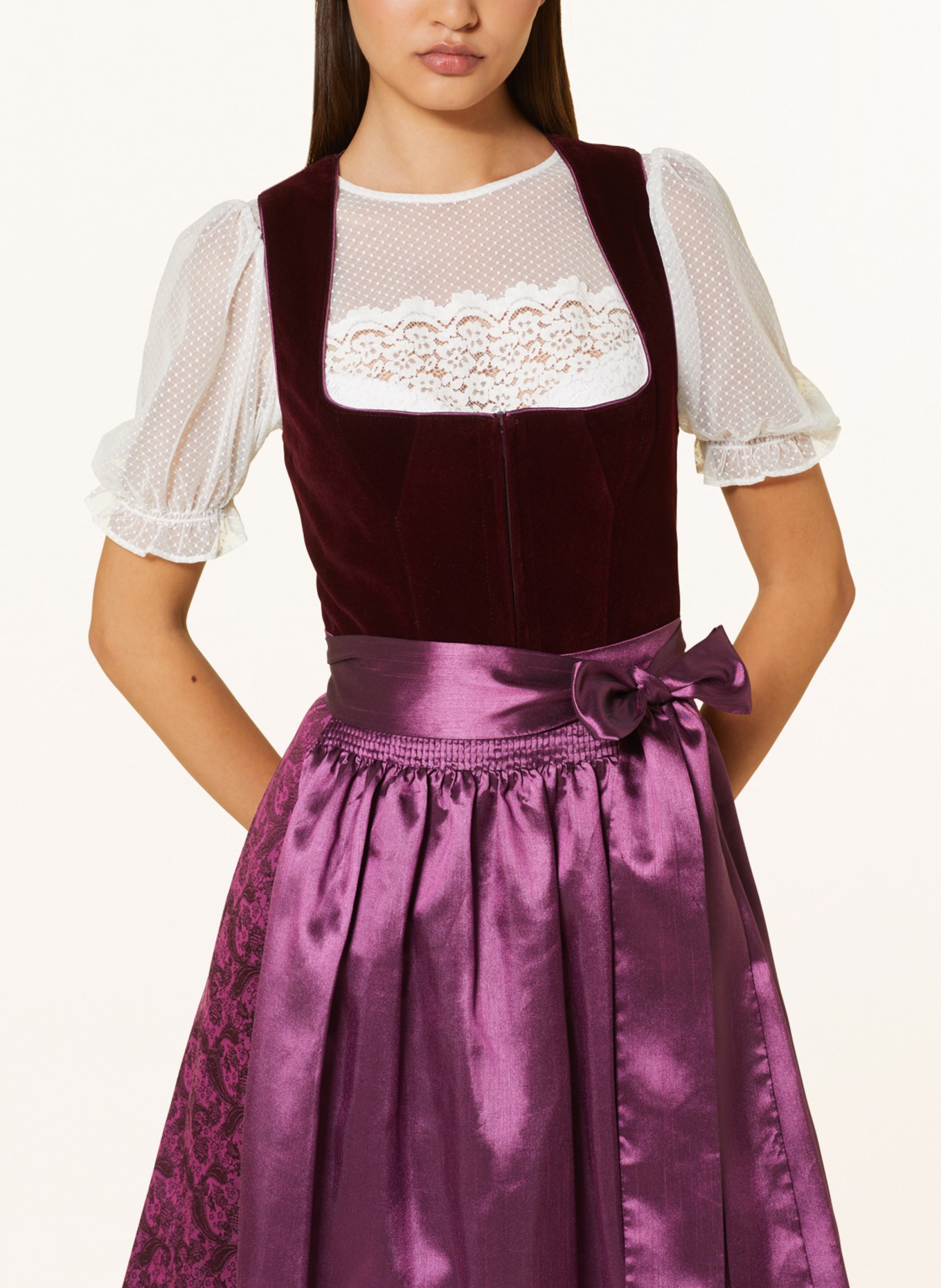 KRÜGER Sukienka bawarska, Kolor: FIOLETOWY (Obrazek 4)