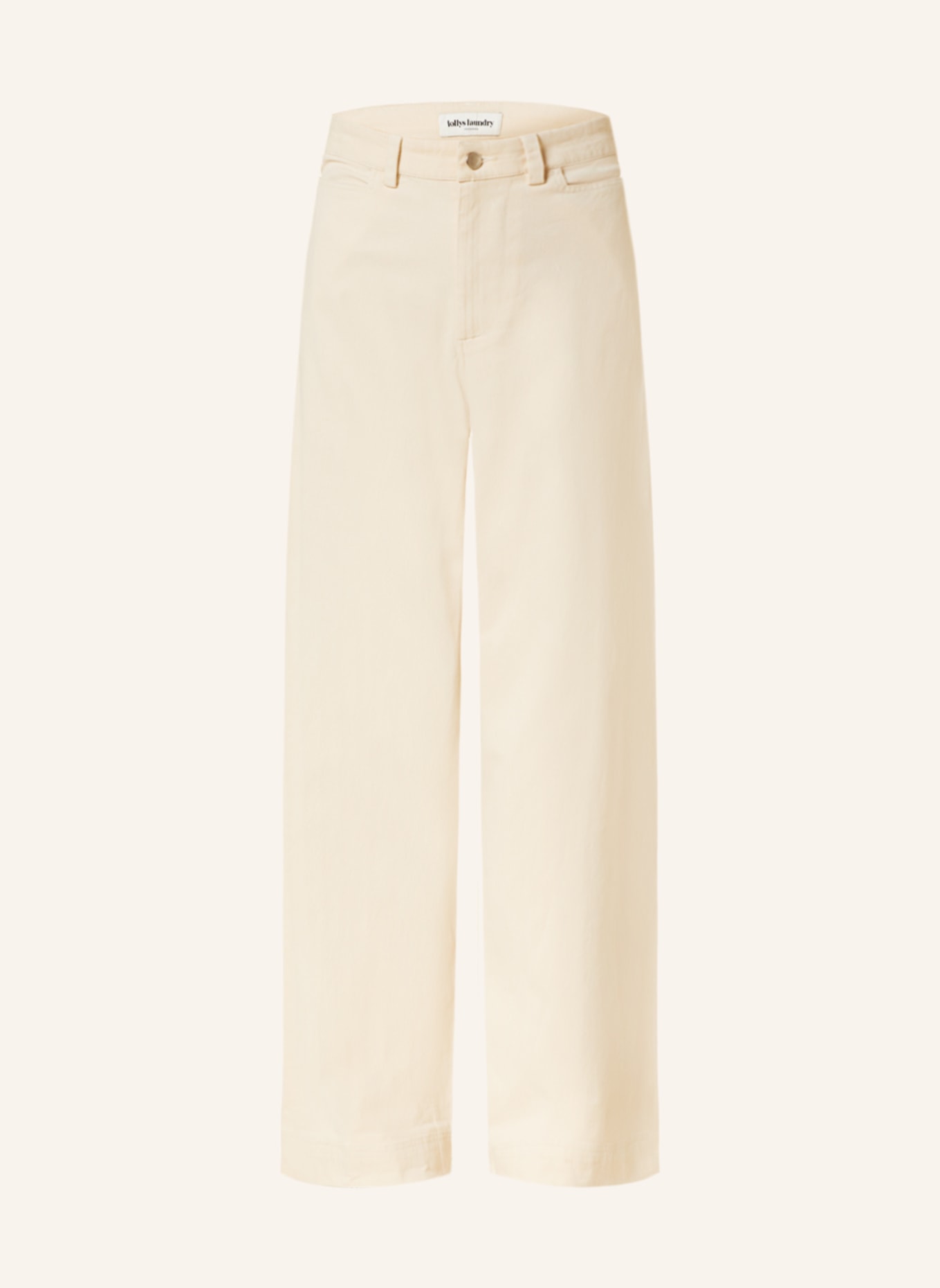 lollys laundry Trousers FLORIDALL, Color: 02 CREME (Image 1)