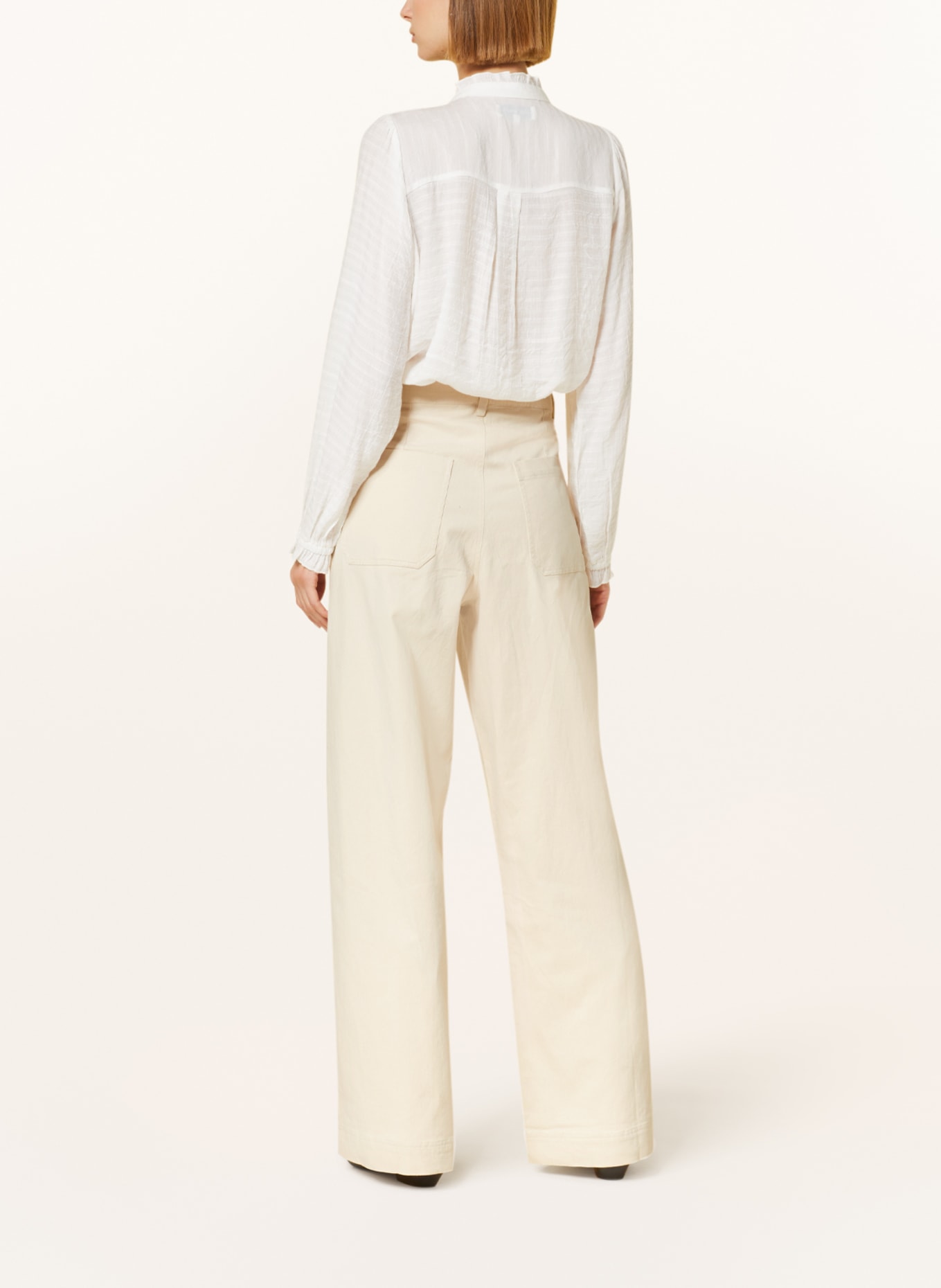 lollys laundry Trousers FLORIDALL, Color: 02 CREME (Image 3)