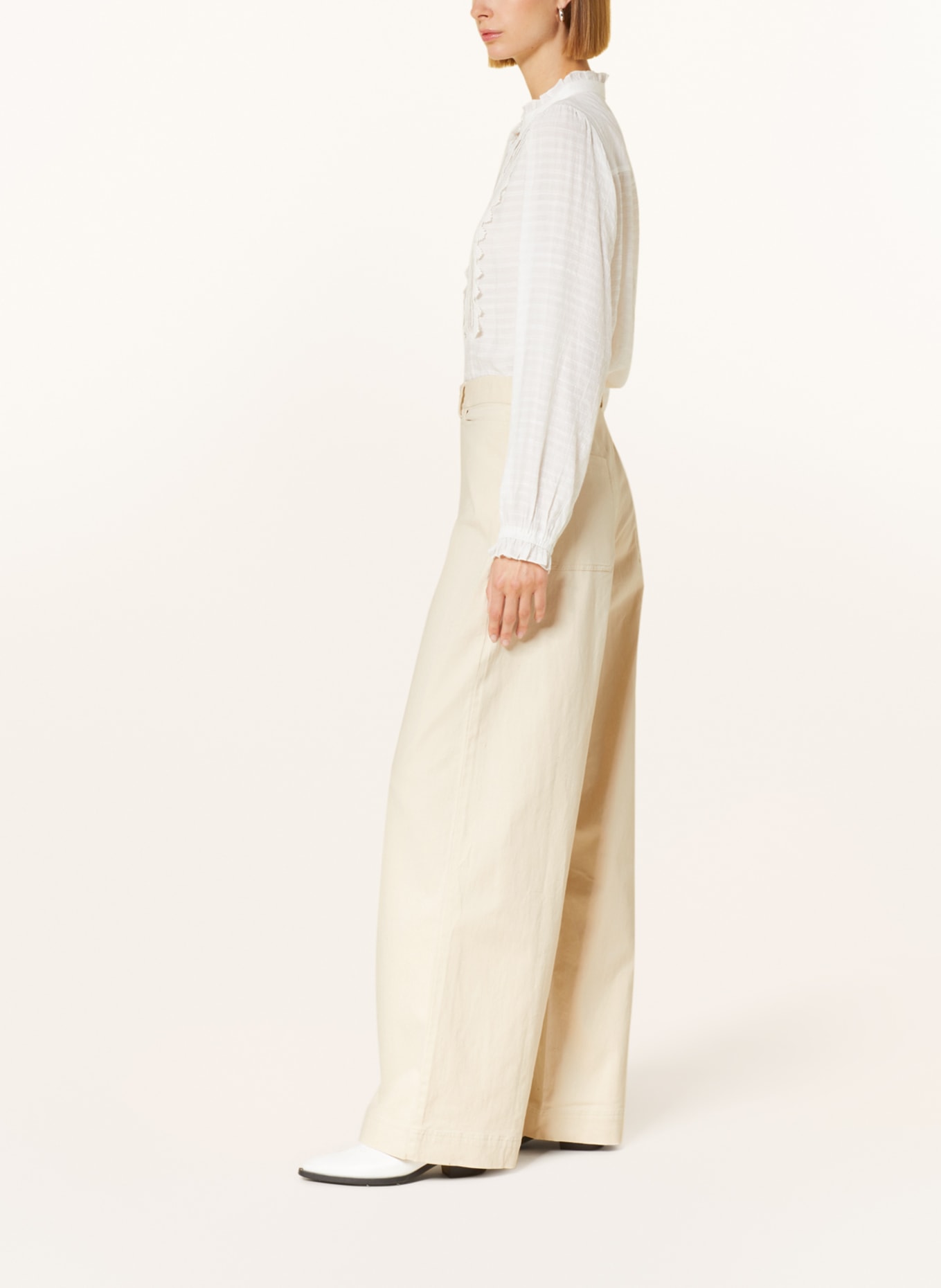 lollys laundry Trousers FLORIDALL, Color: 02 CREME (Image 4)