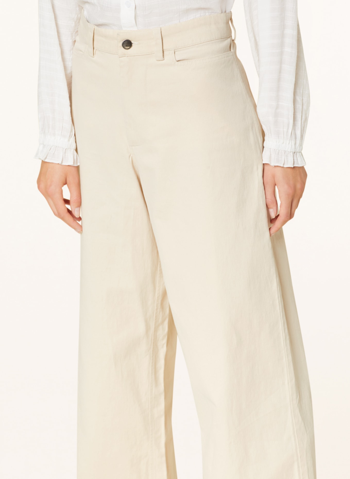 lollys laundry Trousers FLORIDALL, Color: 02 CREME (Image 5)