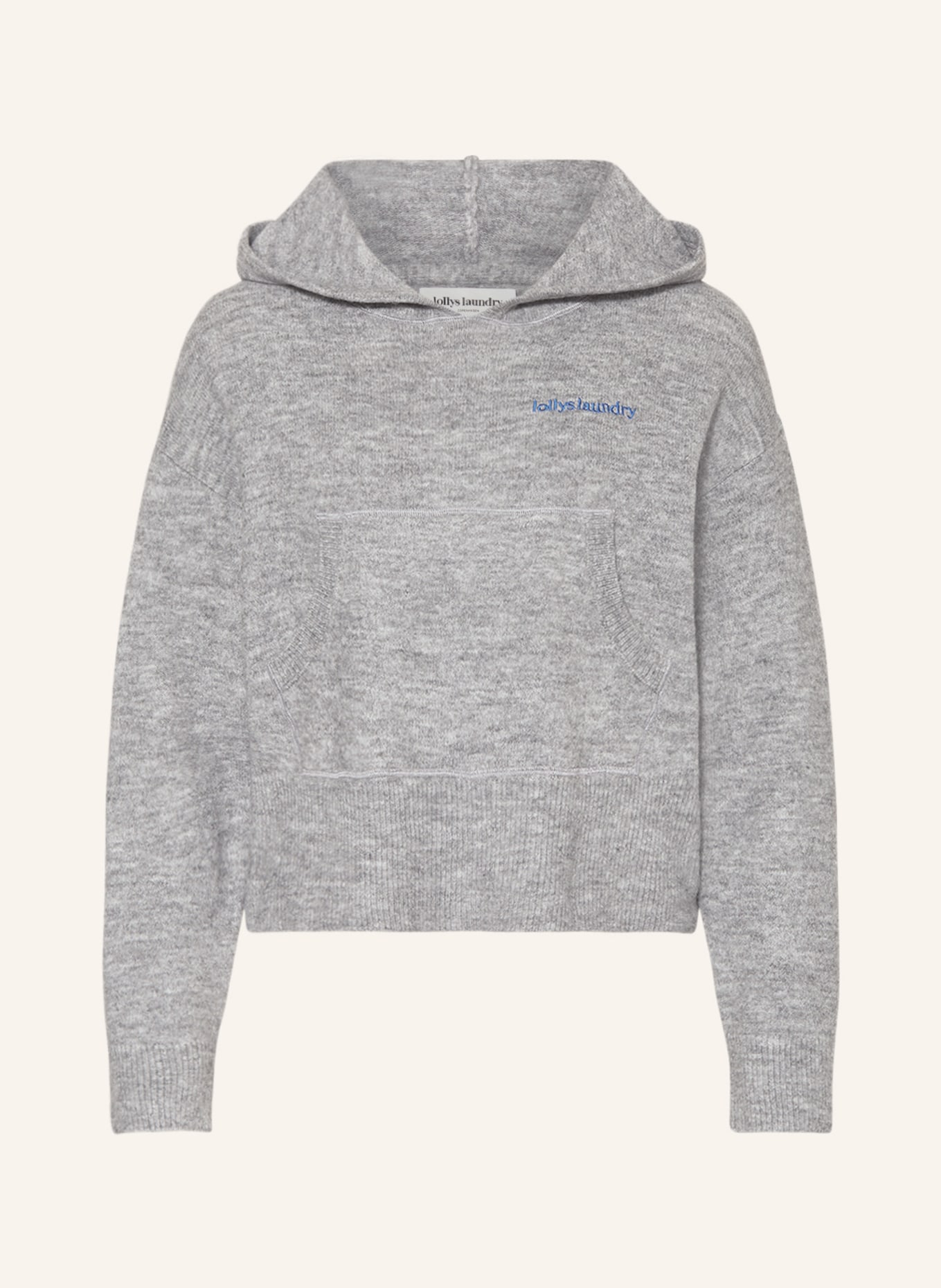 lollys laundry Strick-Hoodie NOOSALL, Farbe: GRAU (Bild 1)