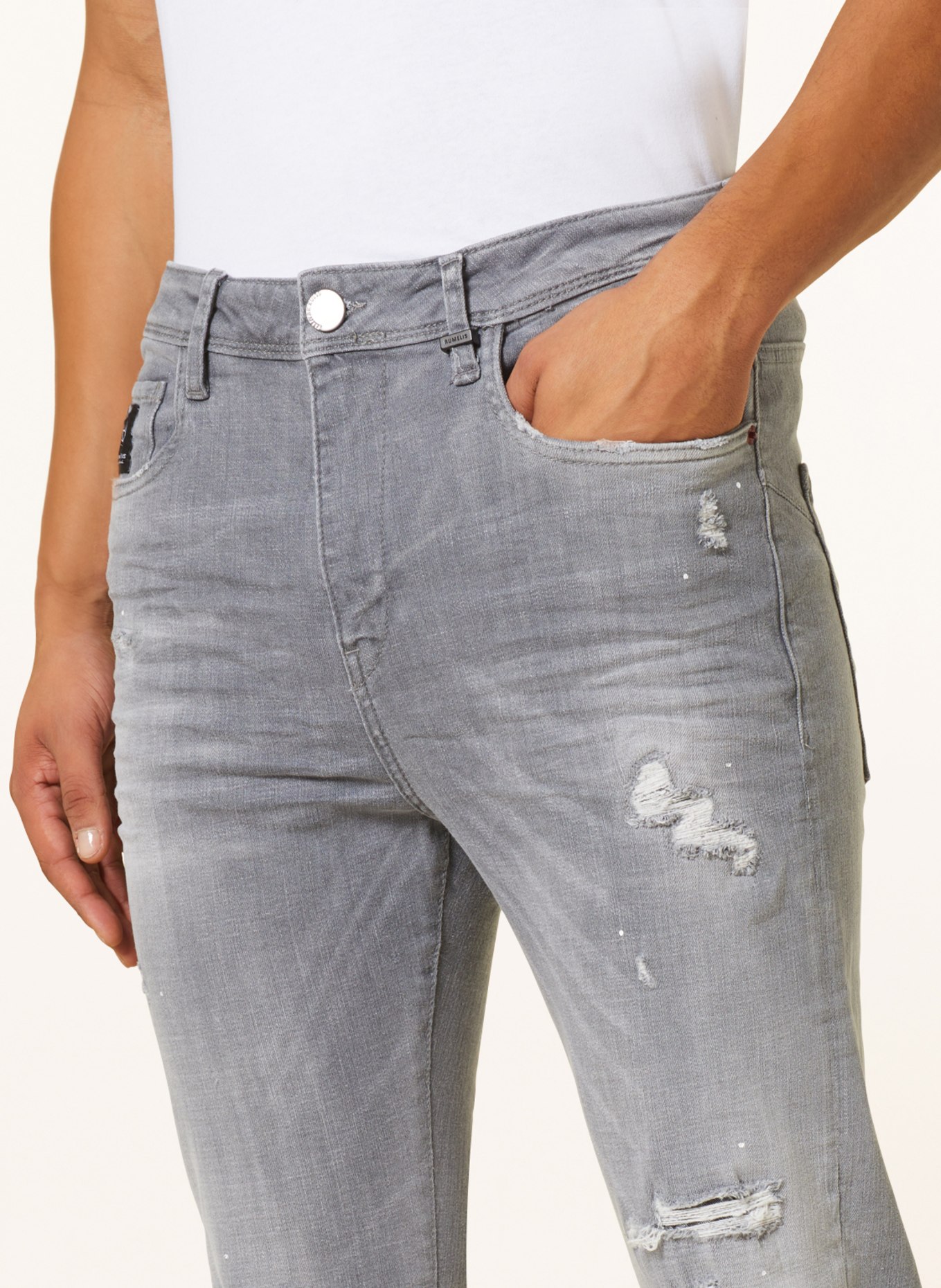 ELIAS RUMELIS Jeans ERZAVEN Comfort Fit, Farbe: 762 Silent Grey (Bild 5)
