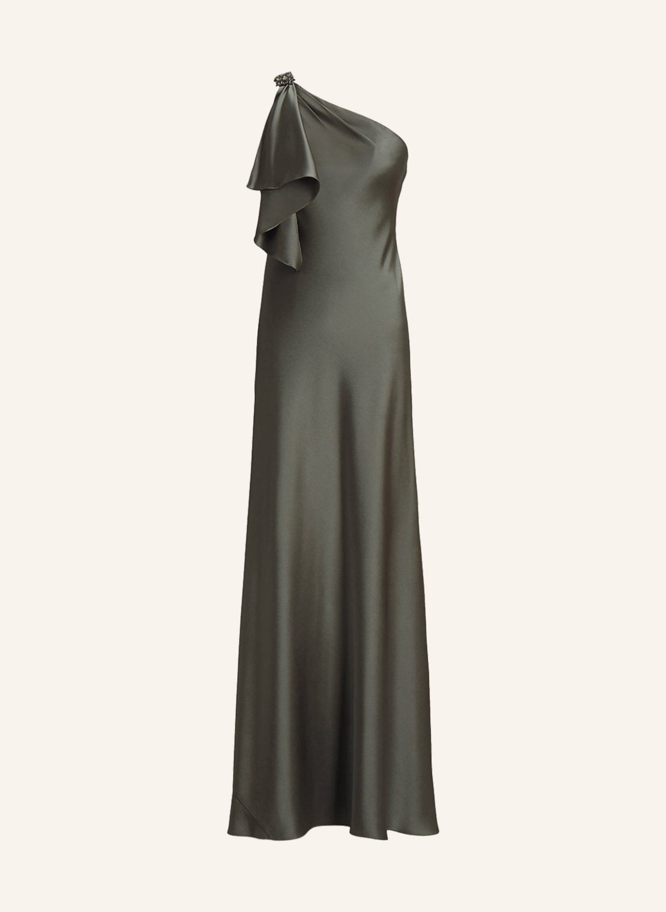 LAUREN RALPH LAUREN Evening dress ELZIRA in satin, Color: GRAY (Image 1)