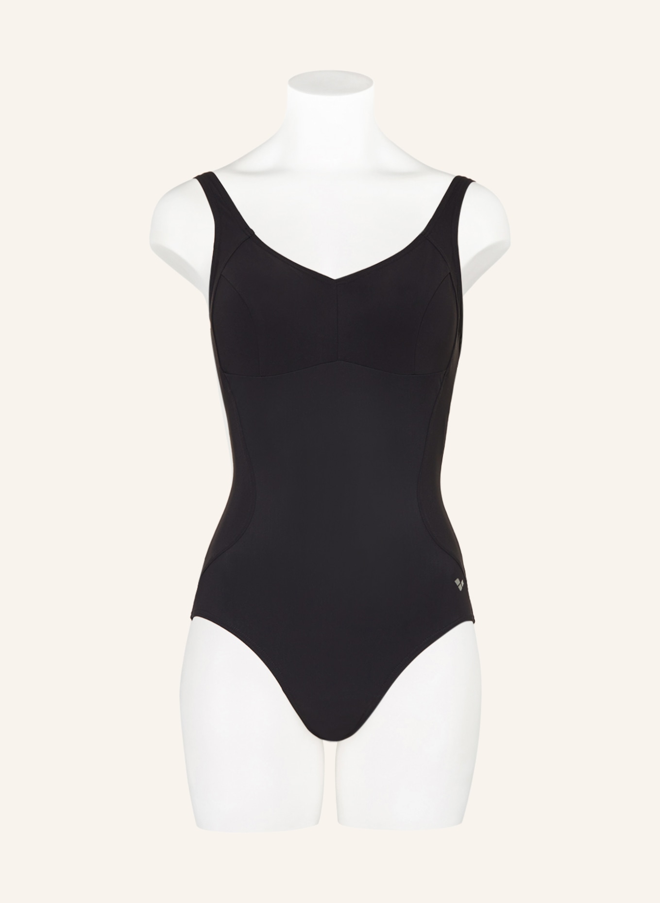 arena Shaping swimsuit BODYLIFT MANUELA with UV protection, Color: BLACK (Image 2)