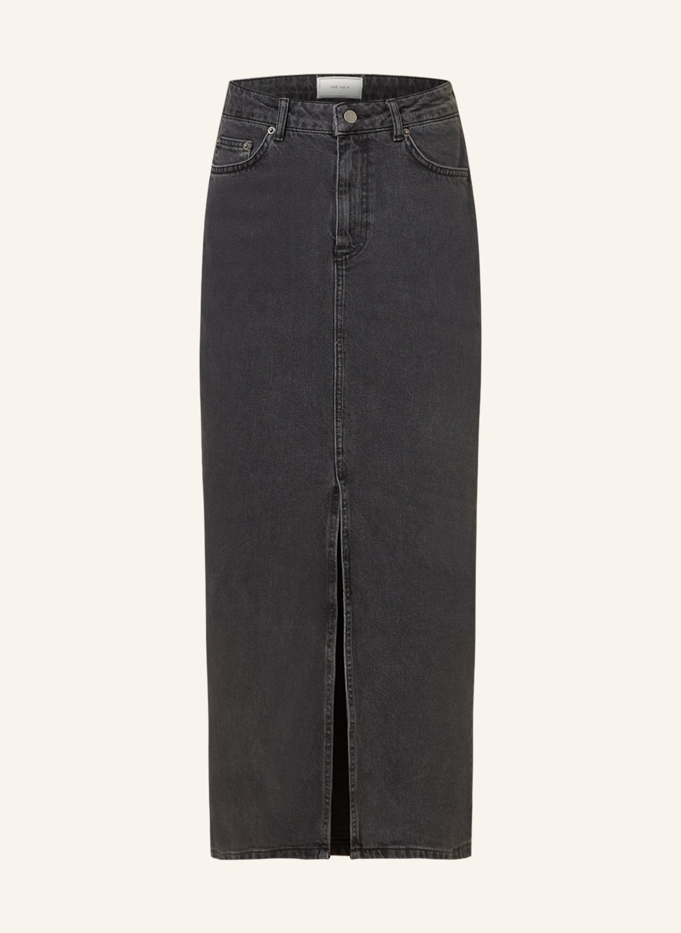 NEO NOIR Denim skirt FRANKIE, Color: BLACK (Image 1)