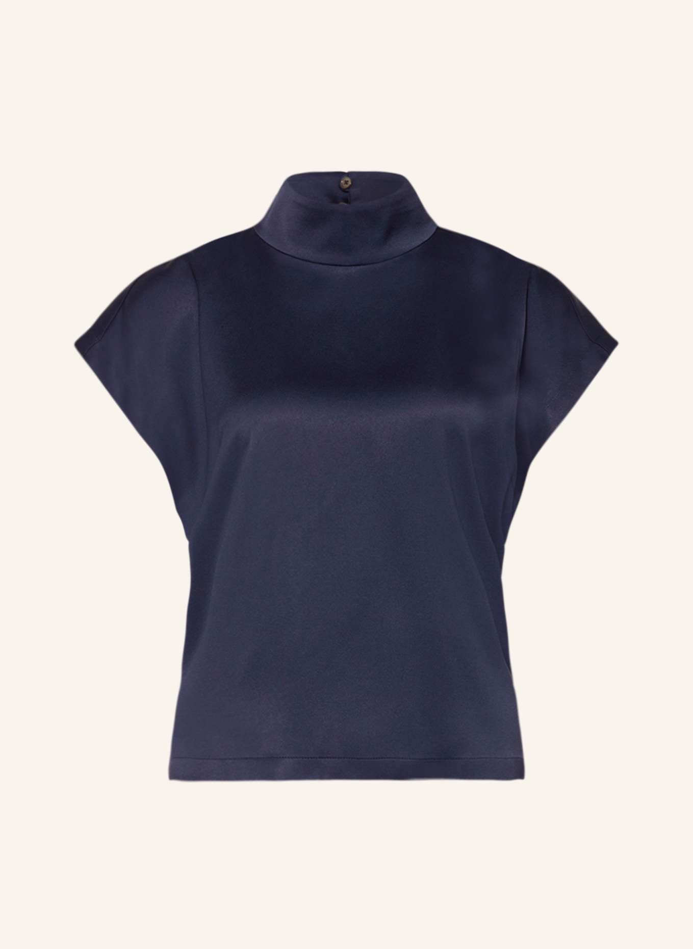 DRYKORN Shirt blouse ALARIA_1 made of satin, Color: DARK BLUE (Image 1)
