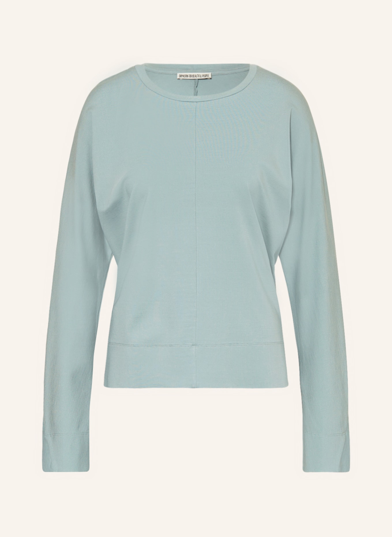 DRYKORN Long sleeve shirt FELICIENNE, Color: TURQUOISE (Image 1)