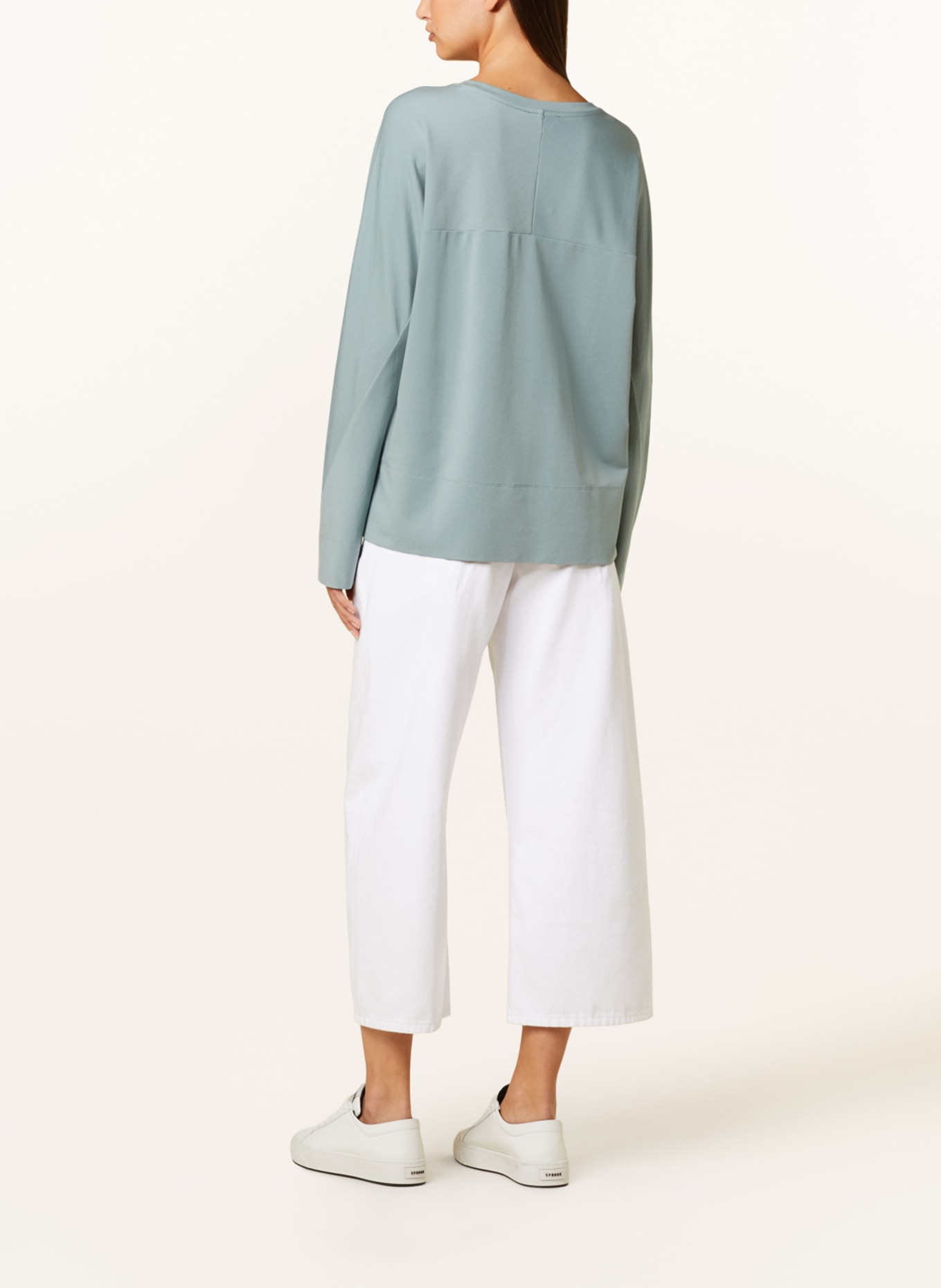 DRYKORN Long sleeve shirt FELICIENNE, Color: TURQUOISE (Image 3)