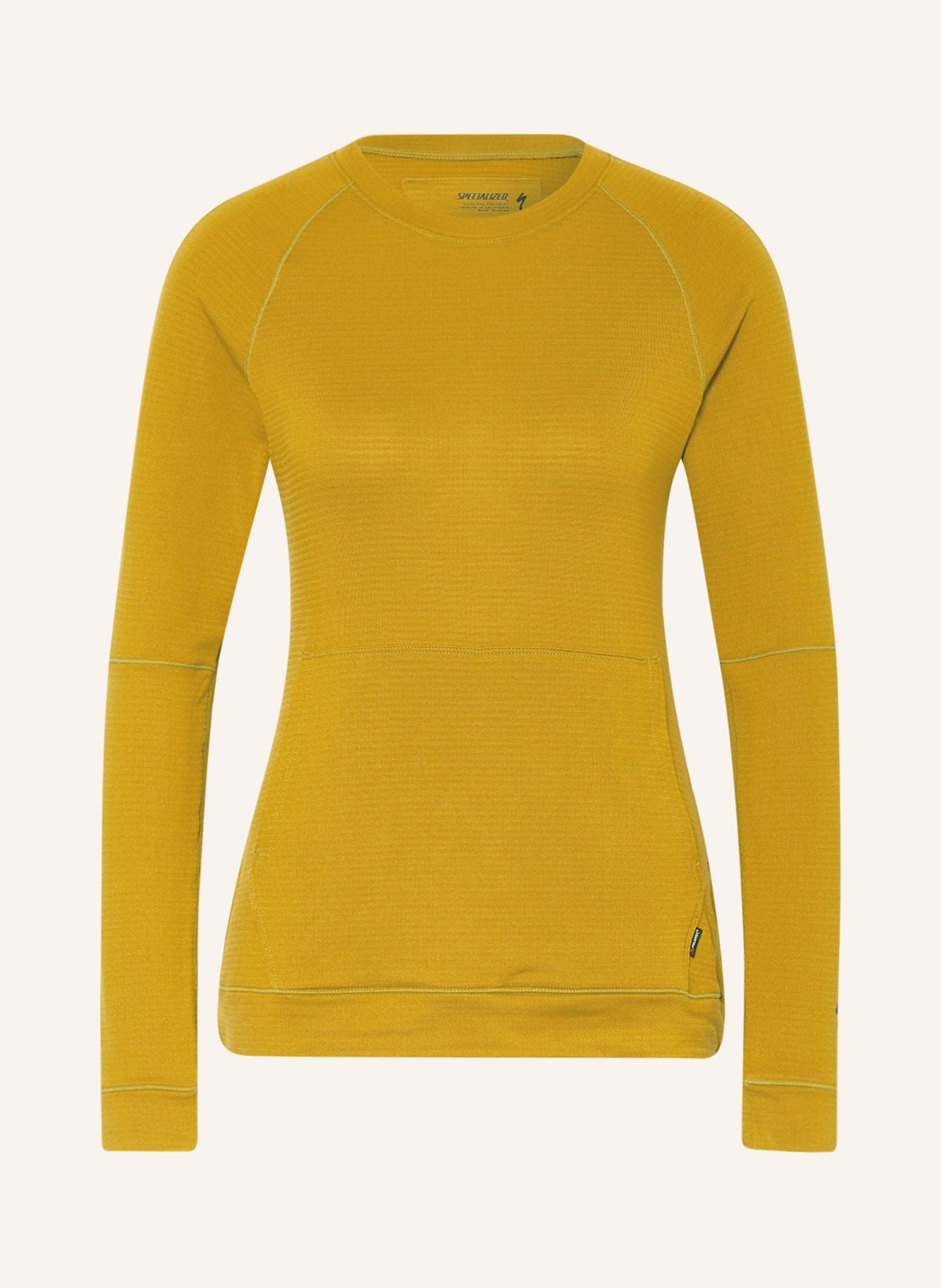 SPECIALIZED Thermal cycling jersey, Color: DARK YELLOW (Image 1)