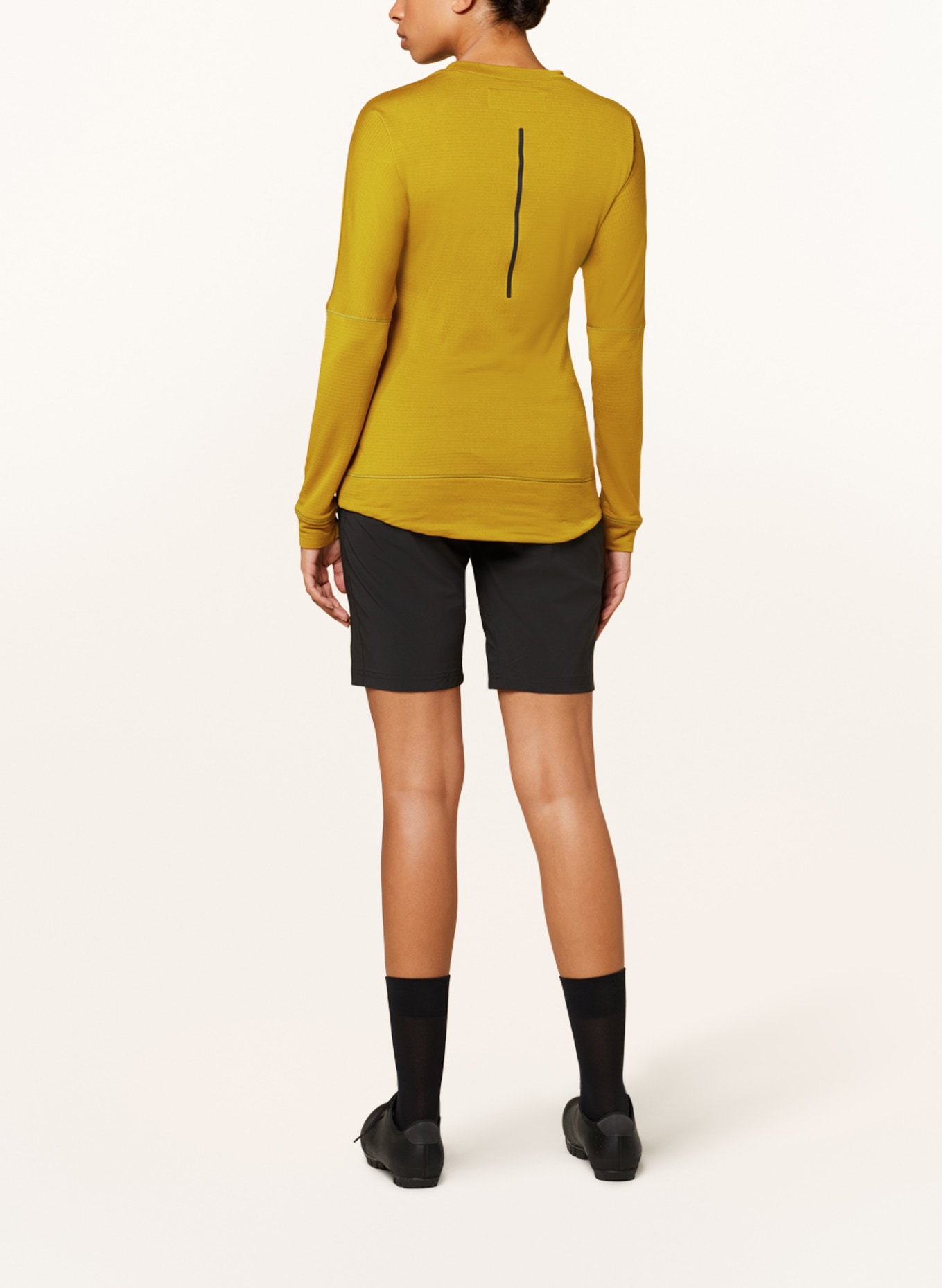 SPECIALIZED Thermal cycling jersey, Color: DARK YELLOW (Image 3)