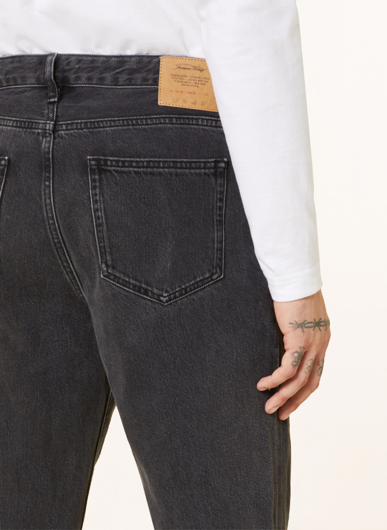 American Vintage Jeans LE CARROT Extra Slim Fit, Farbe: DUNKELGRAU (Bild 5)
