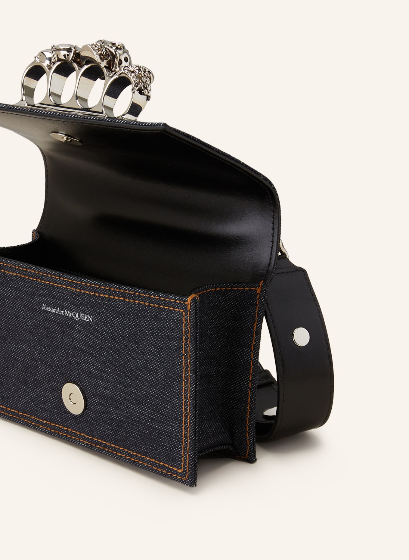 Alexander McQueen Jewelled crossbody bag Blau, HealthdesignShops