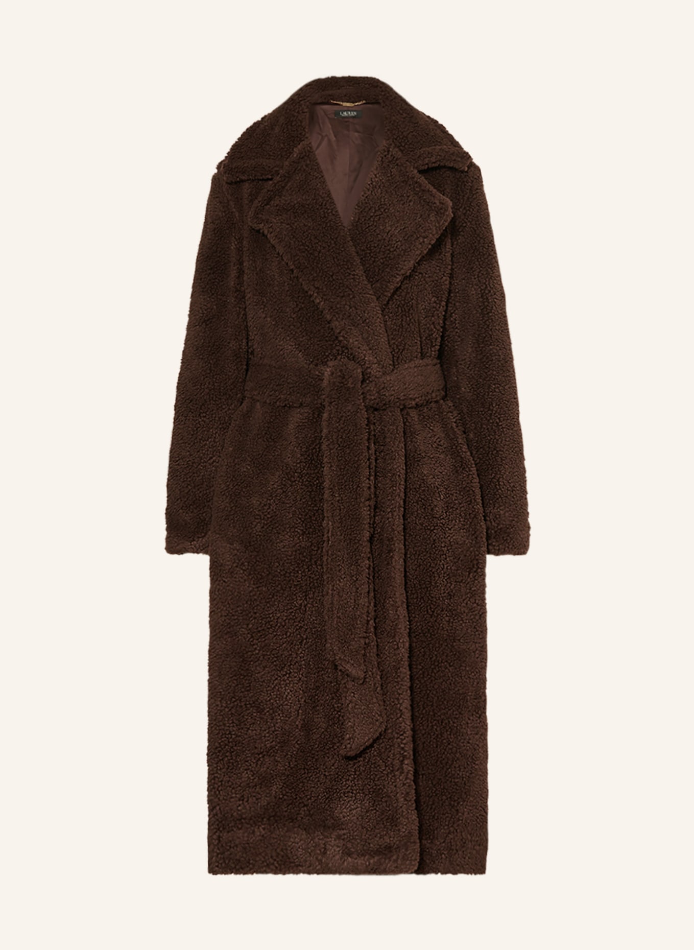 LAUREN RALPH LAUREN Teddy coat, Color: DARK BROWN (Image 1)