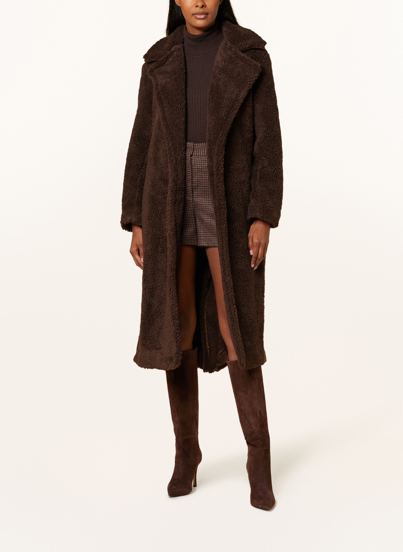LAUREN RALPH LAUREN Teddy coat, Color: DARK BROWN (Image 2)