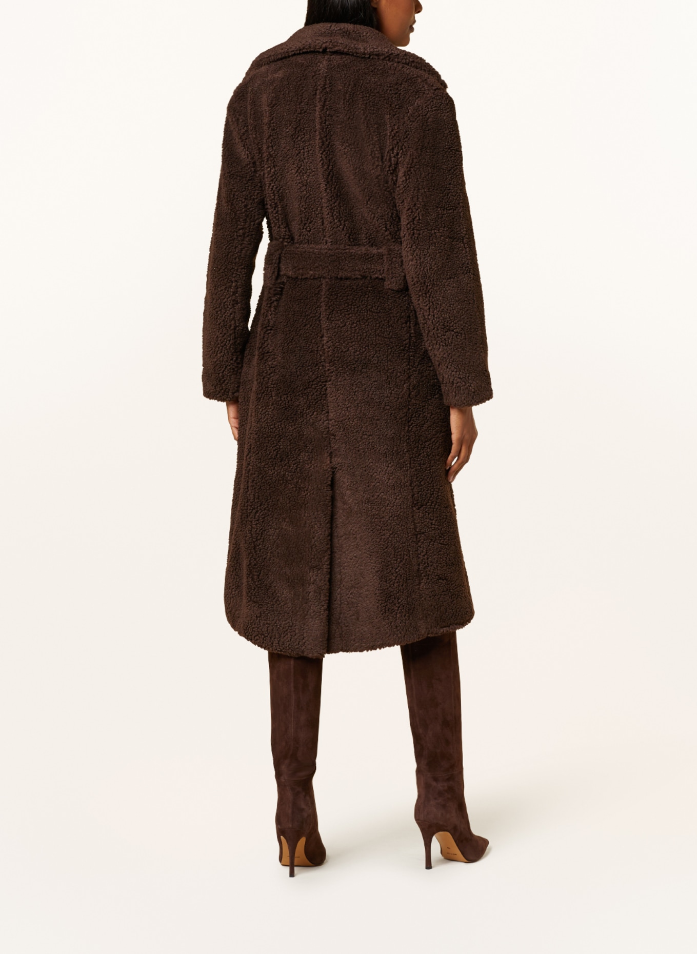 LAUREN RALPH LAUREN Teddy coat, Color: DARK BROWN (Image 3)