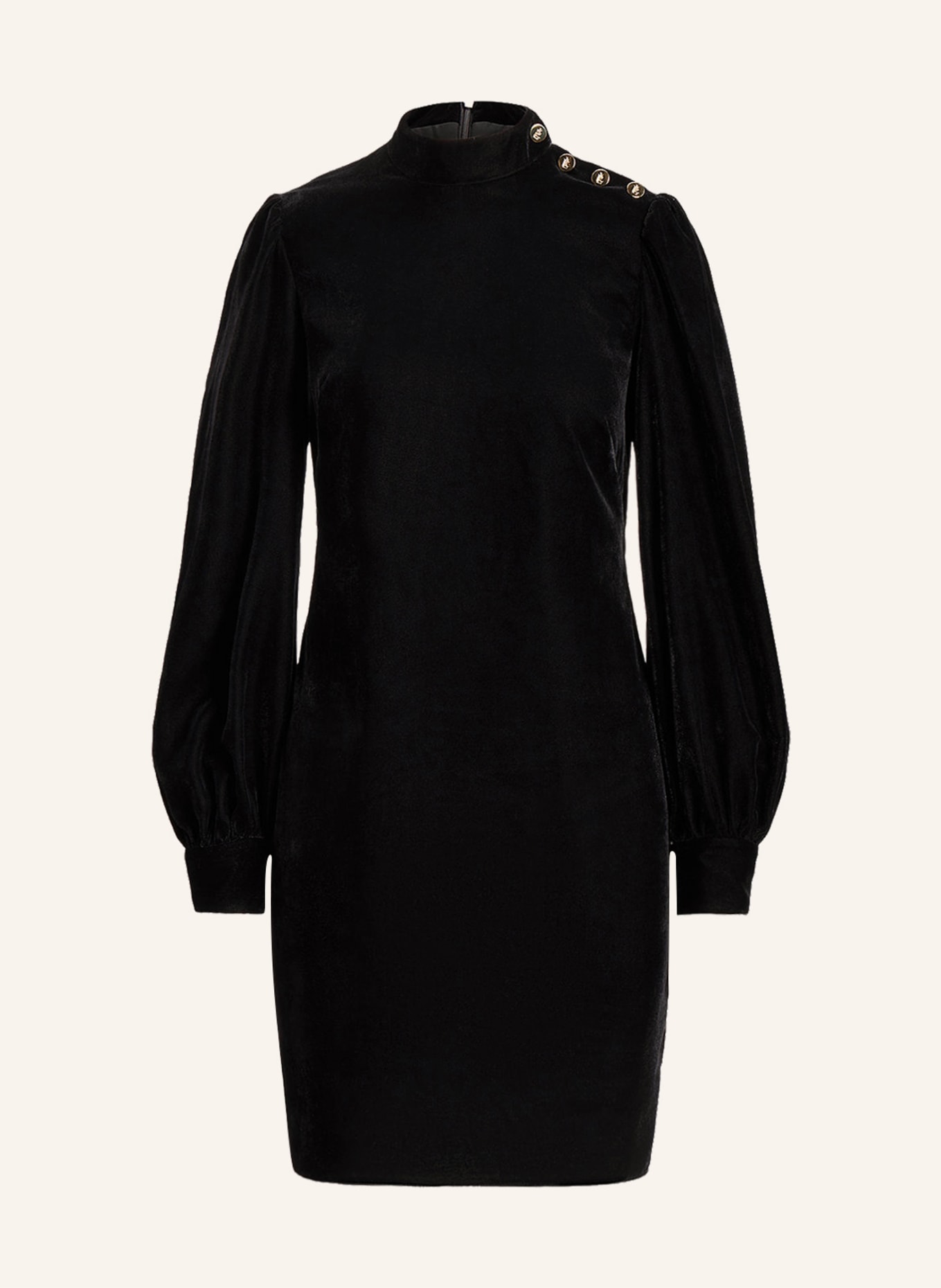 LAUREN RALPH LAUREN Velvet dress, Color: BLACK (Image 1)