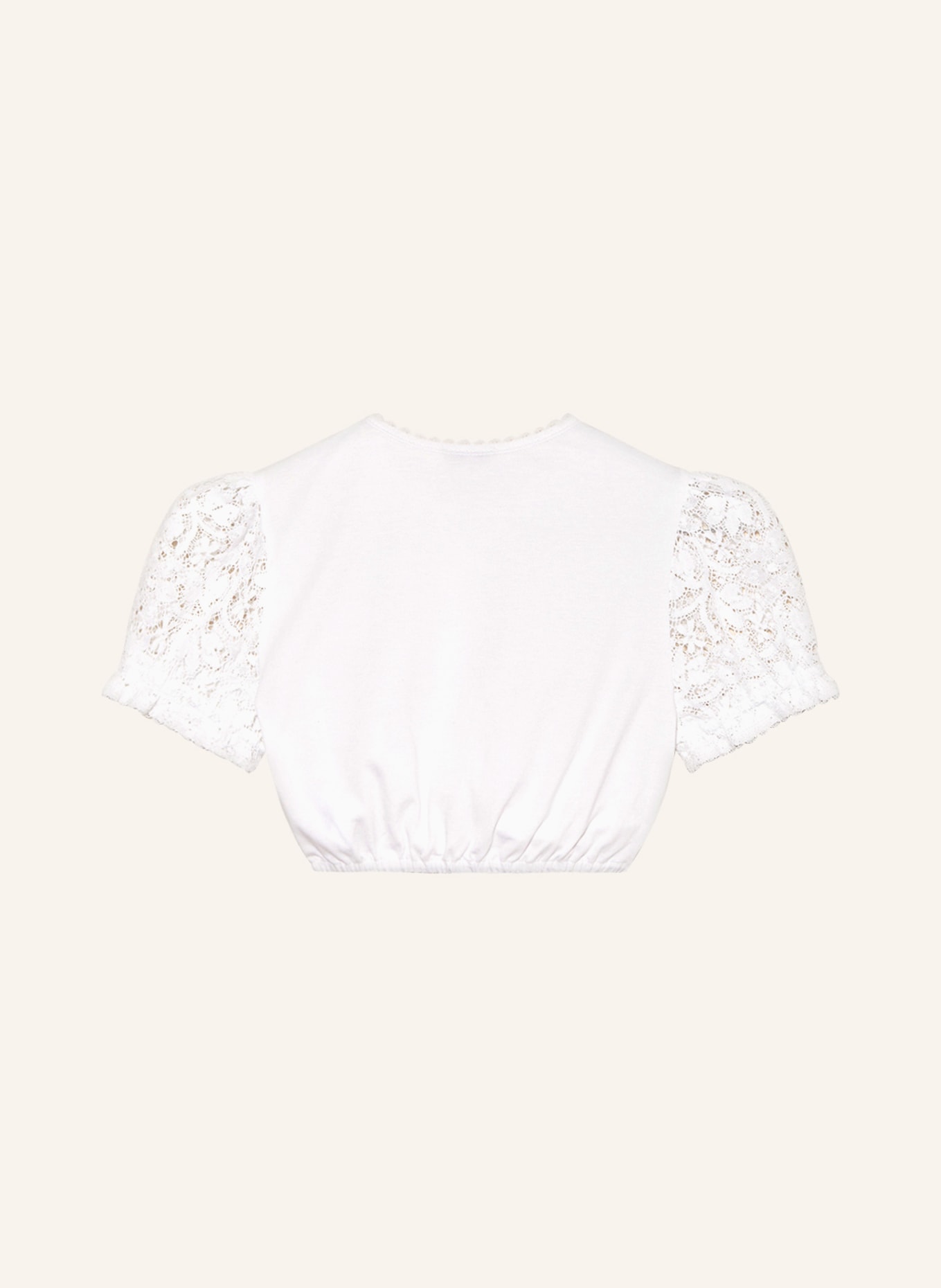 Gottseidank Dirndl blouse VIKTORIA made of lace, Color: WHITE (Image 2)