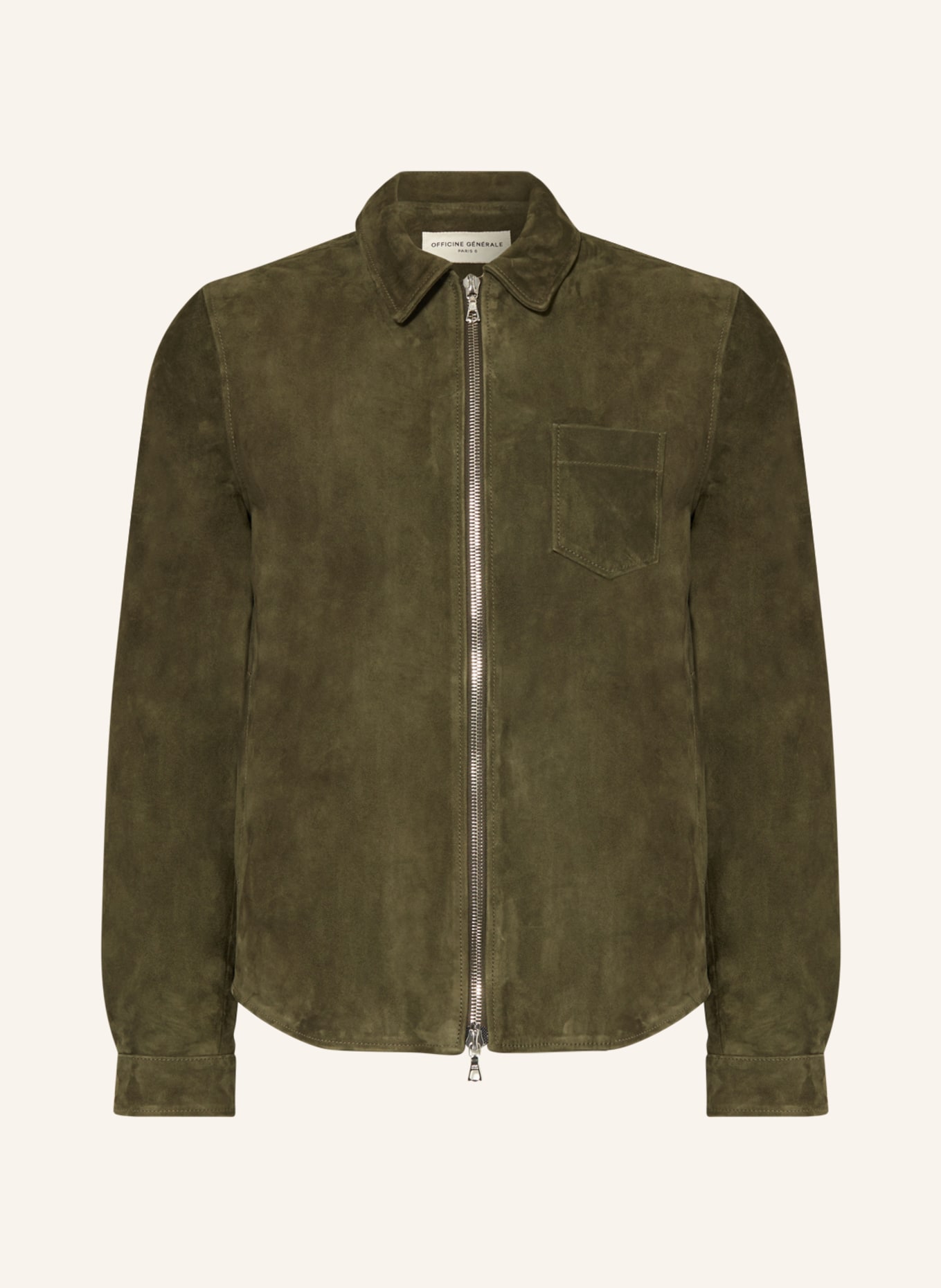 Officine generale top leather jacket