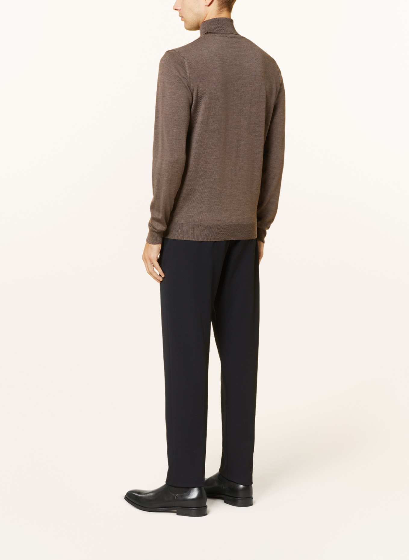 SAND COPENHAGEN Turtleneck sweater, Color: DARK BROWN (Image 3)