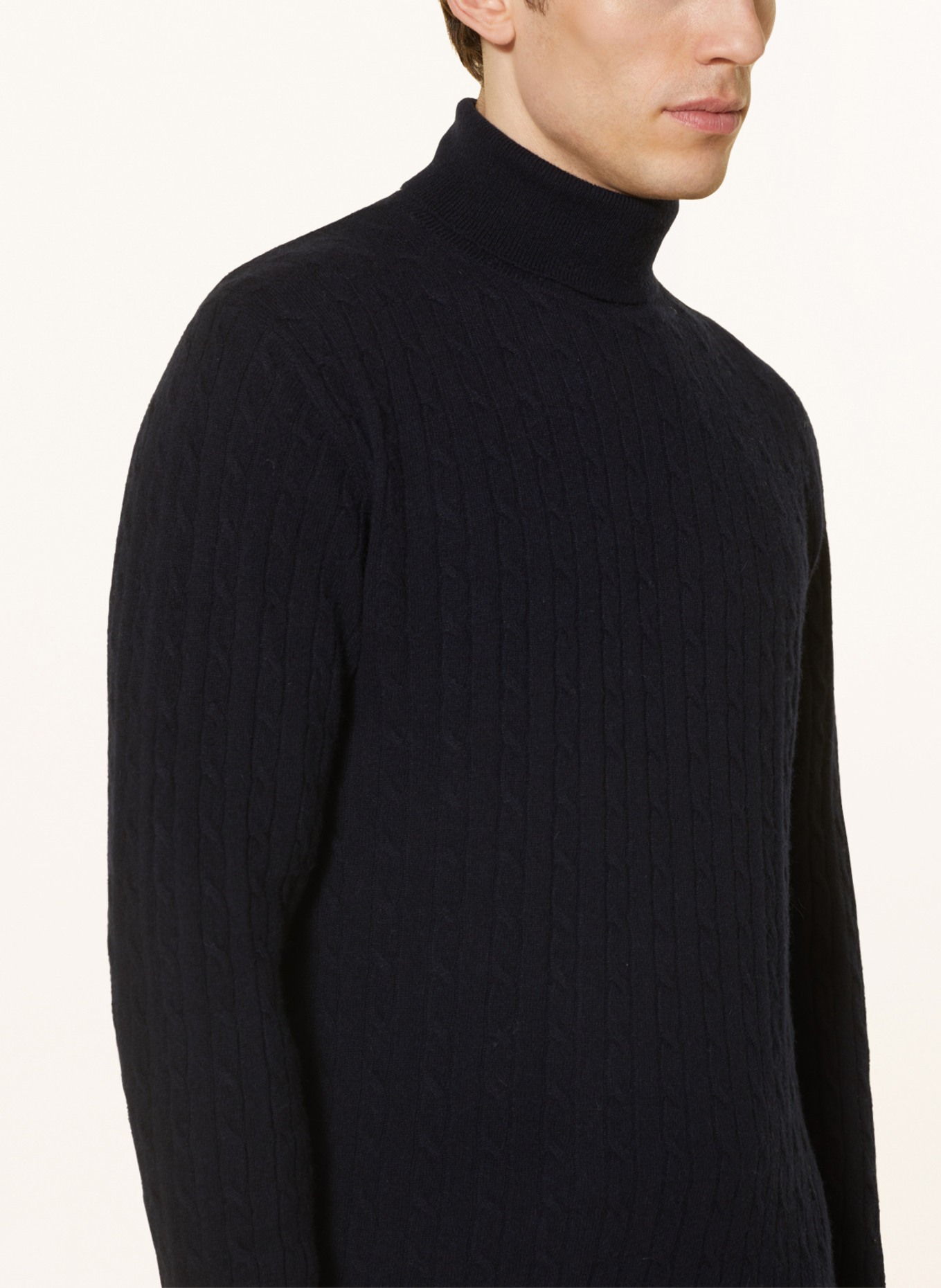 SAND COPENHAGEN Turtleneck sweater, Color: DARK BLUE (Image 4)