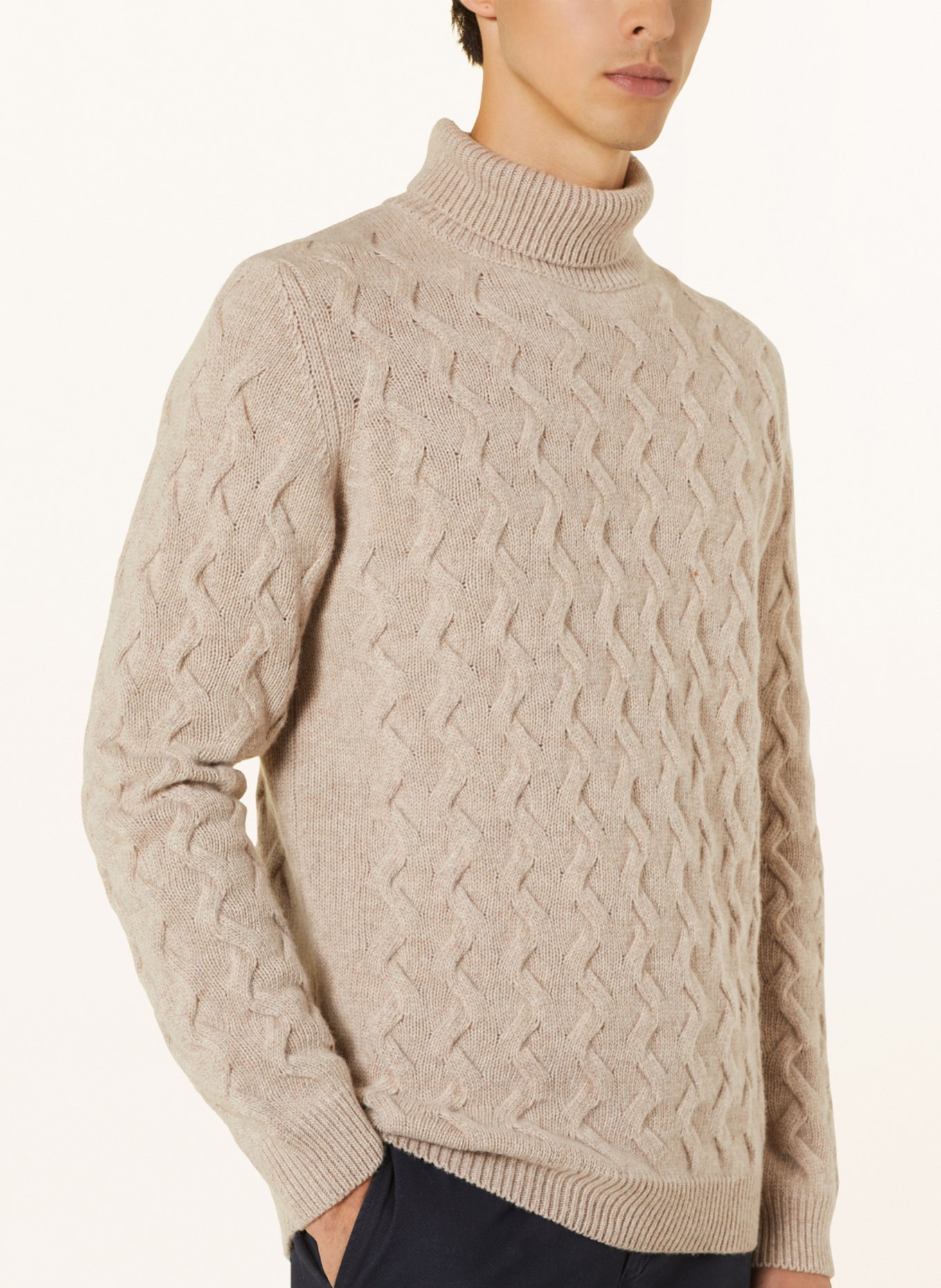 SAND COPENHAGEN Turtleneck sweater, Color: ECRU (Image 4)