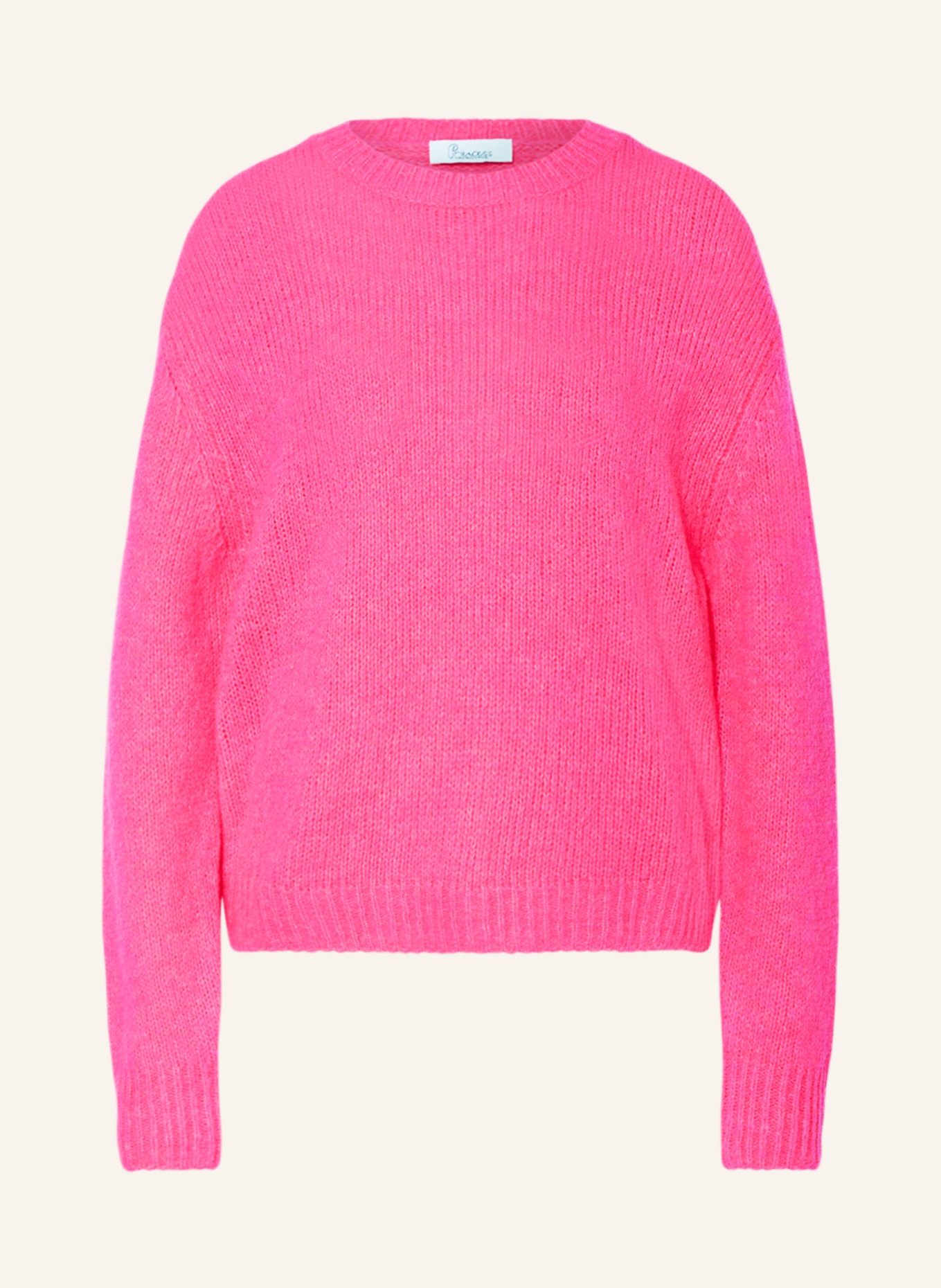 Princess GOES HOLLYWOOD Sweater with merino wool, Color: NEON PINK (Image 1)