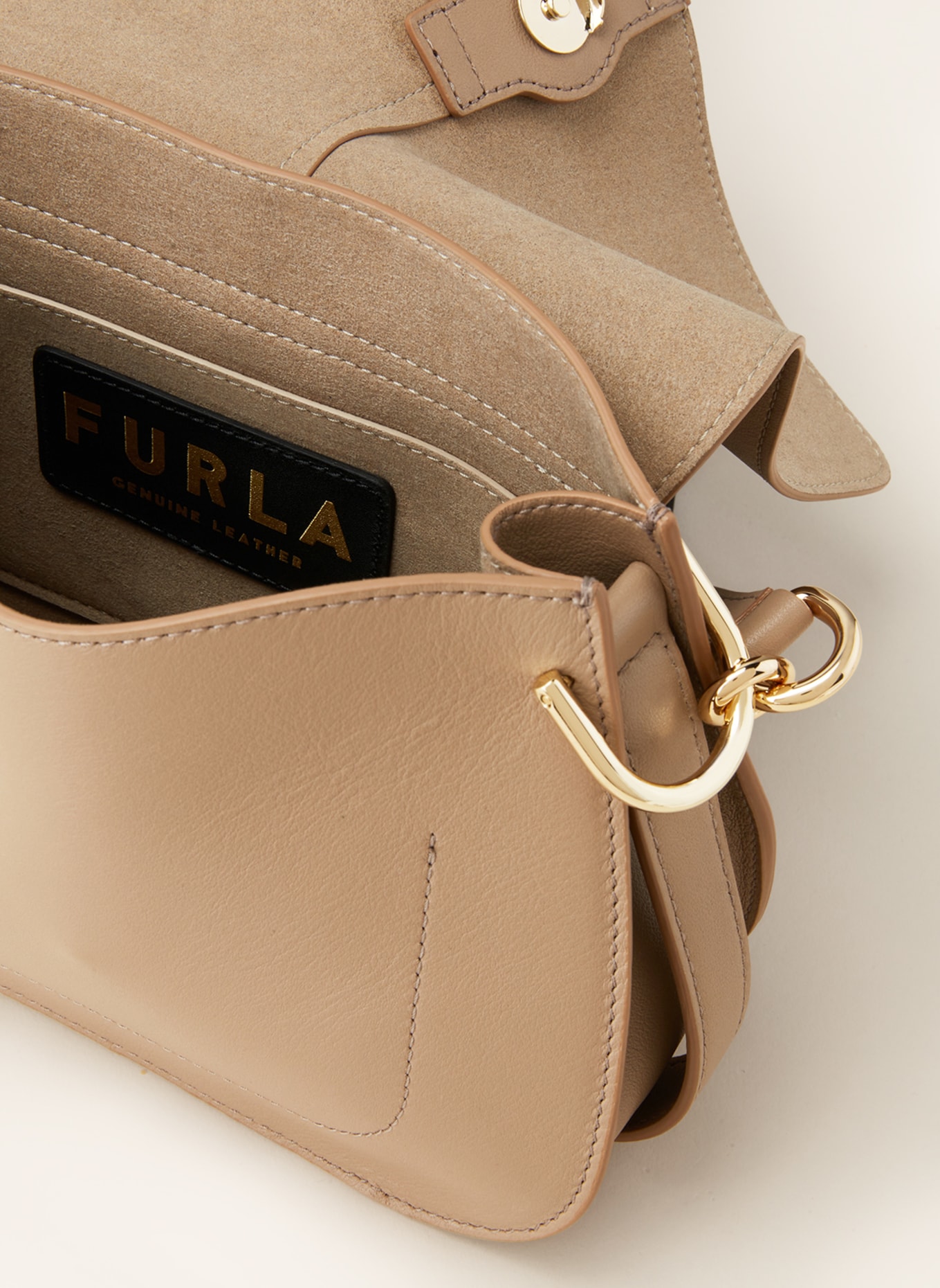 FURLA Crossbody bag FLOW, Color: BEIGE (Image 3)