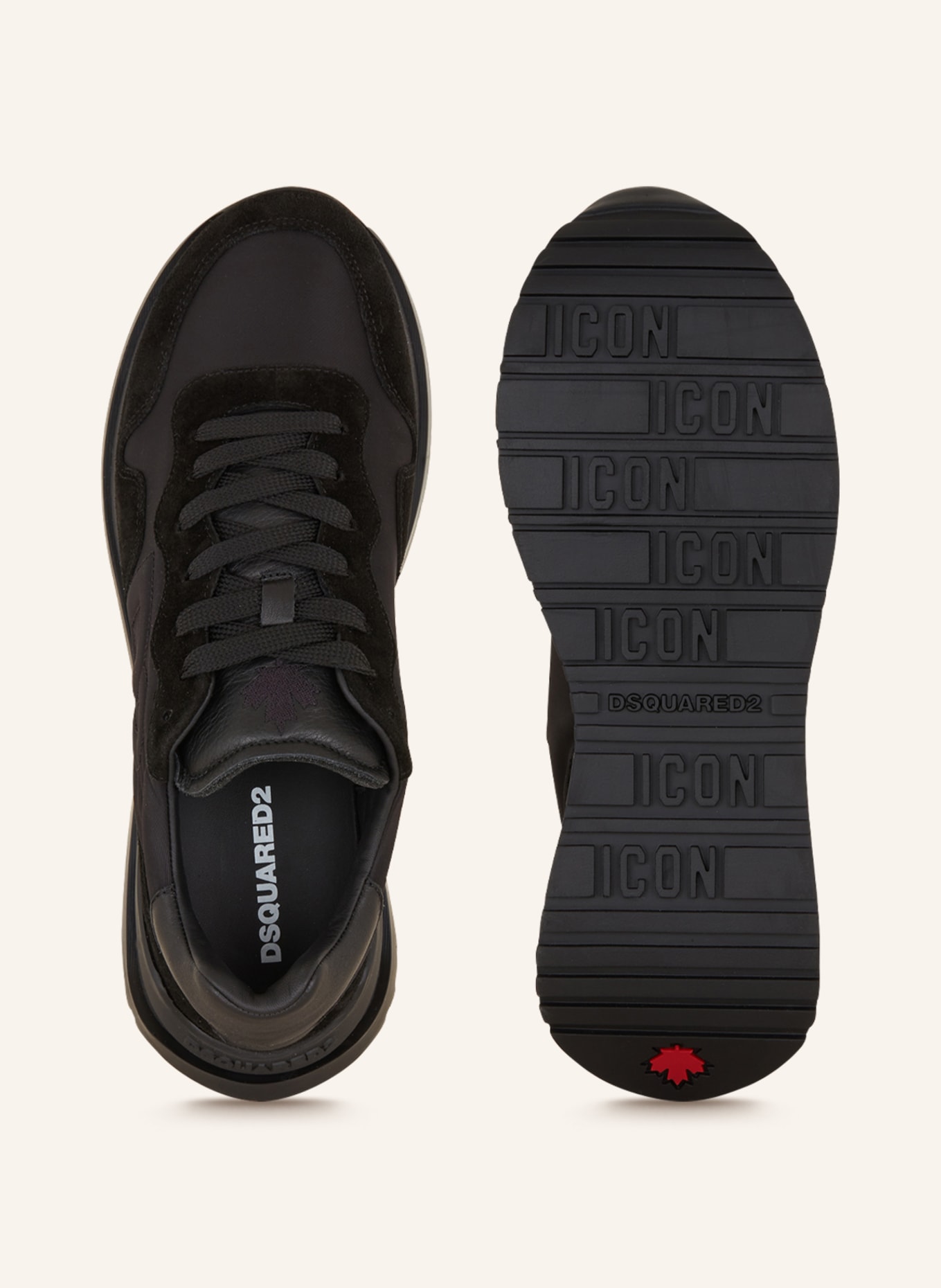 DSQUARED2 Sneakers RUNNING, Color: BLACK (Image 5)