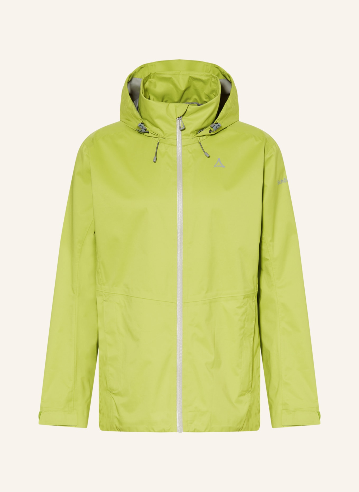 Schöffel Rain jacket AIPLSPITZ, Color: LIGHT GREEN (Image 1)
