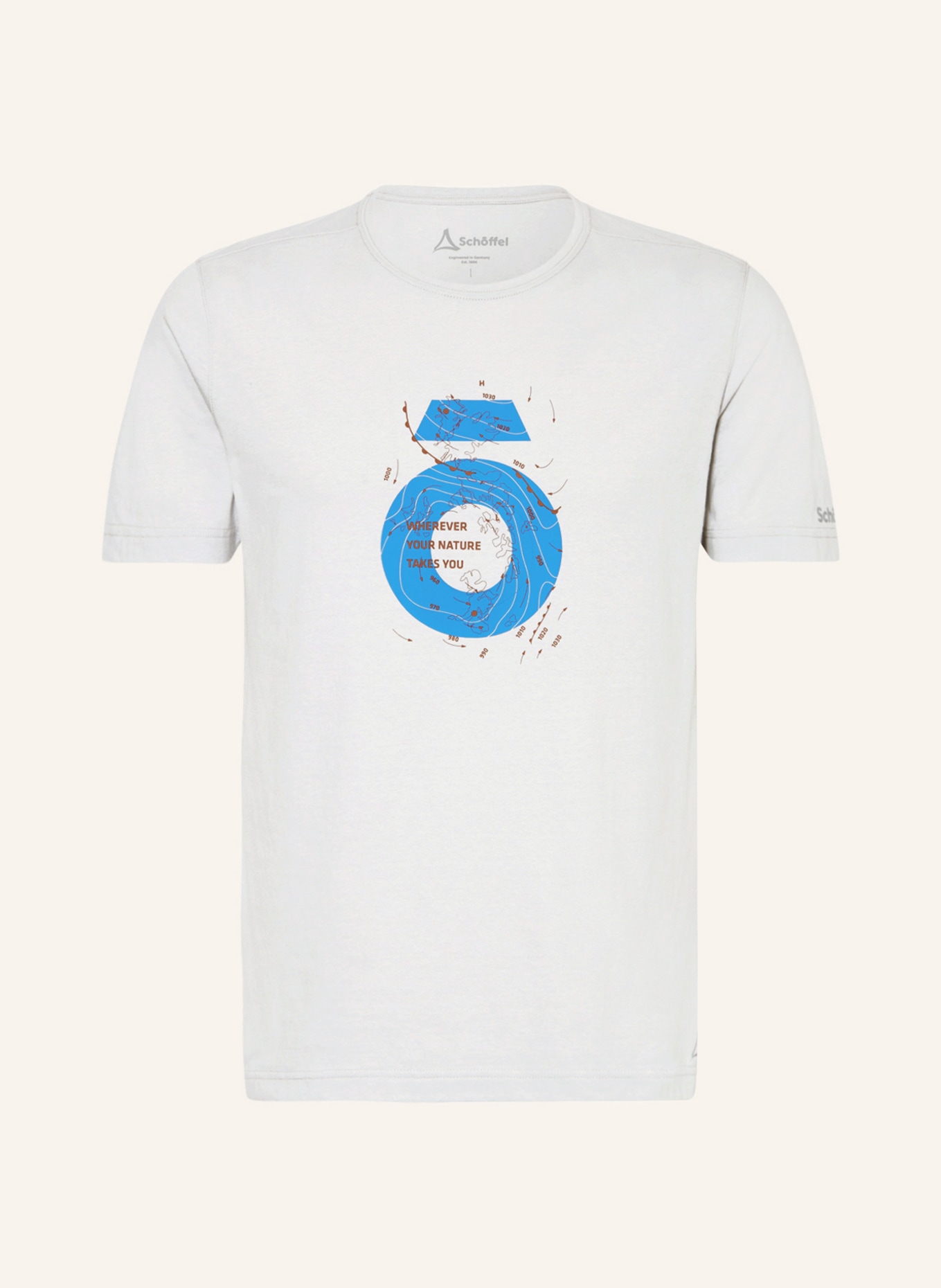 Schöffel T-Shirt BUCHBERG, Farbe: TAUPE (Bild 1)