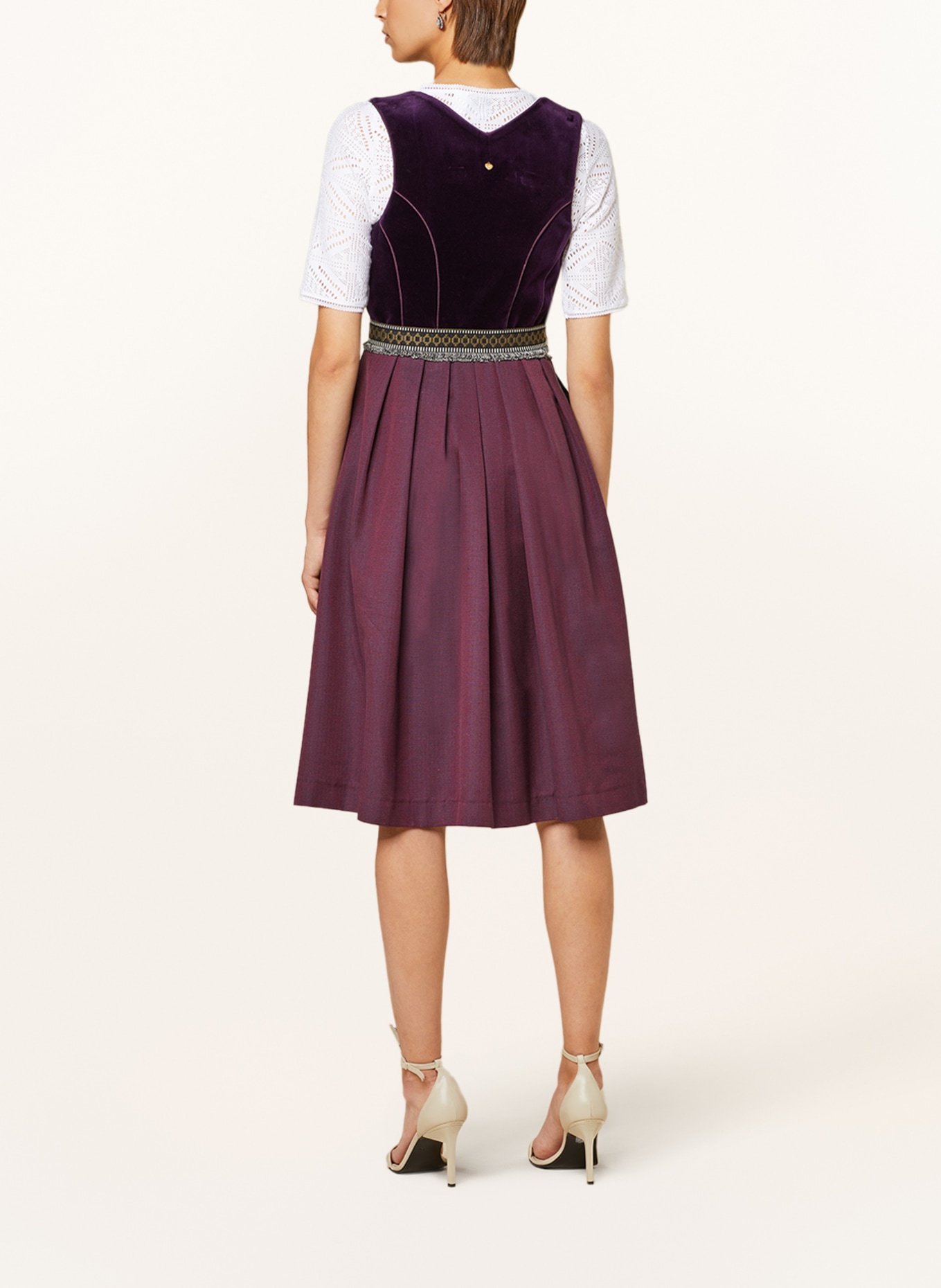 AlpenHERZ Sukienka bawarska DIANA, Kolor: FIOLETOWY (Obrazek 3)