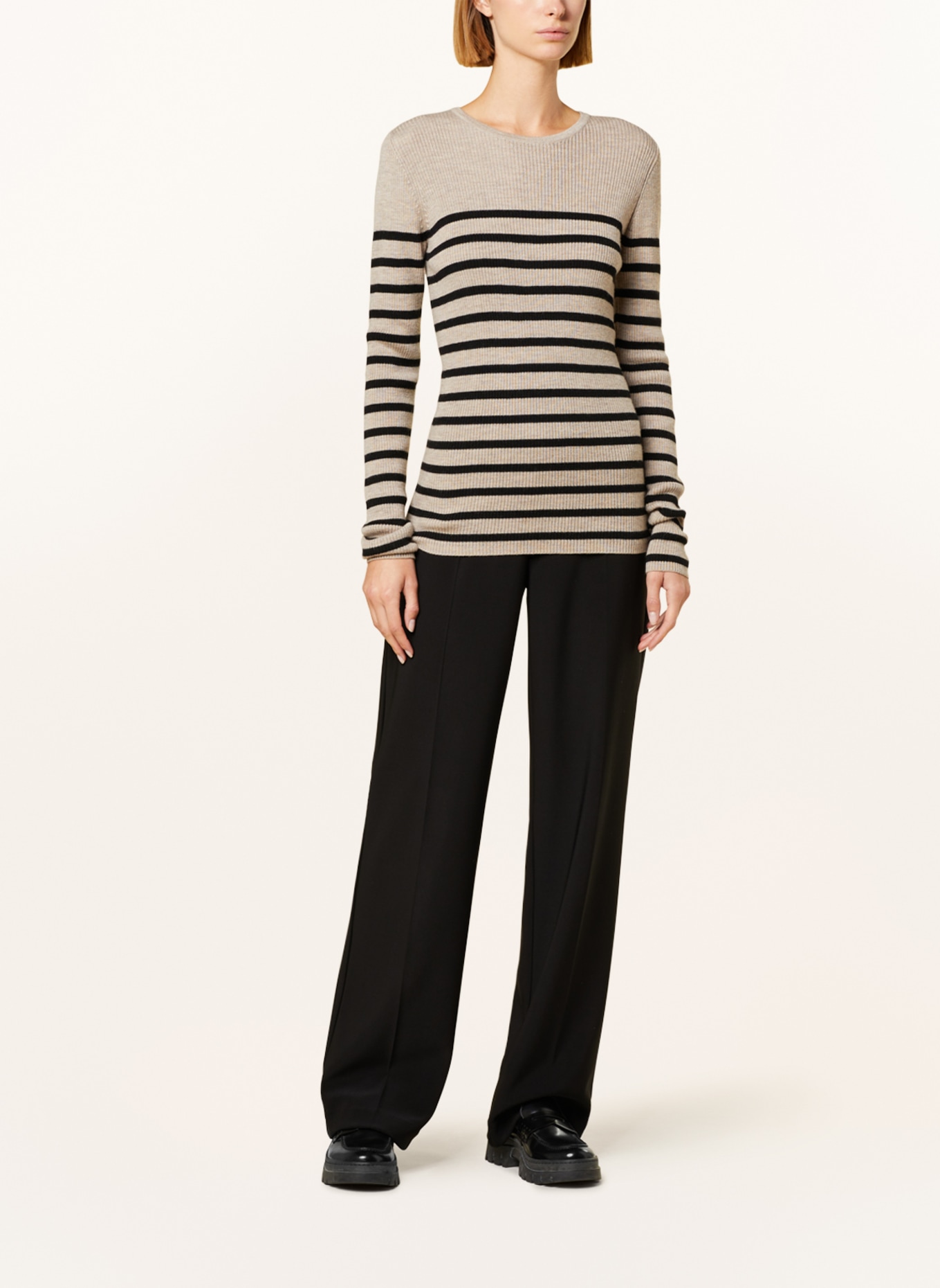 Herskind Sweater CAMB, Color: LIGHT BROWN/ BLACK (Image 2)