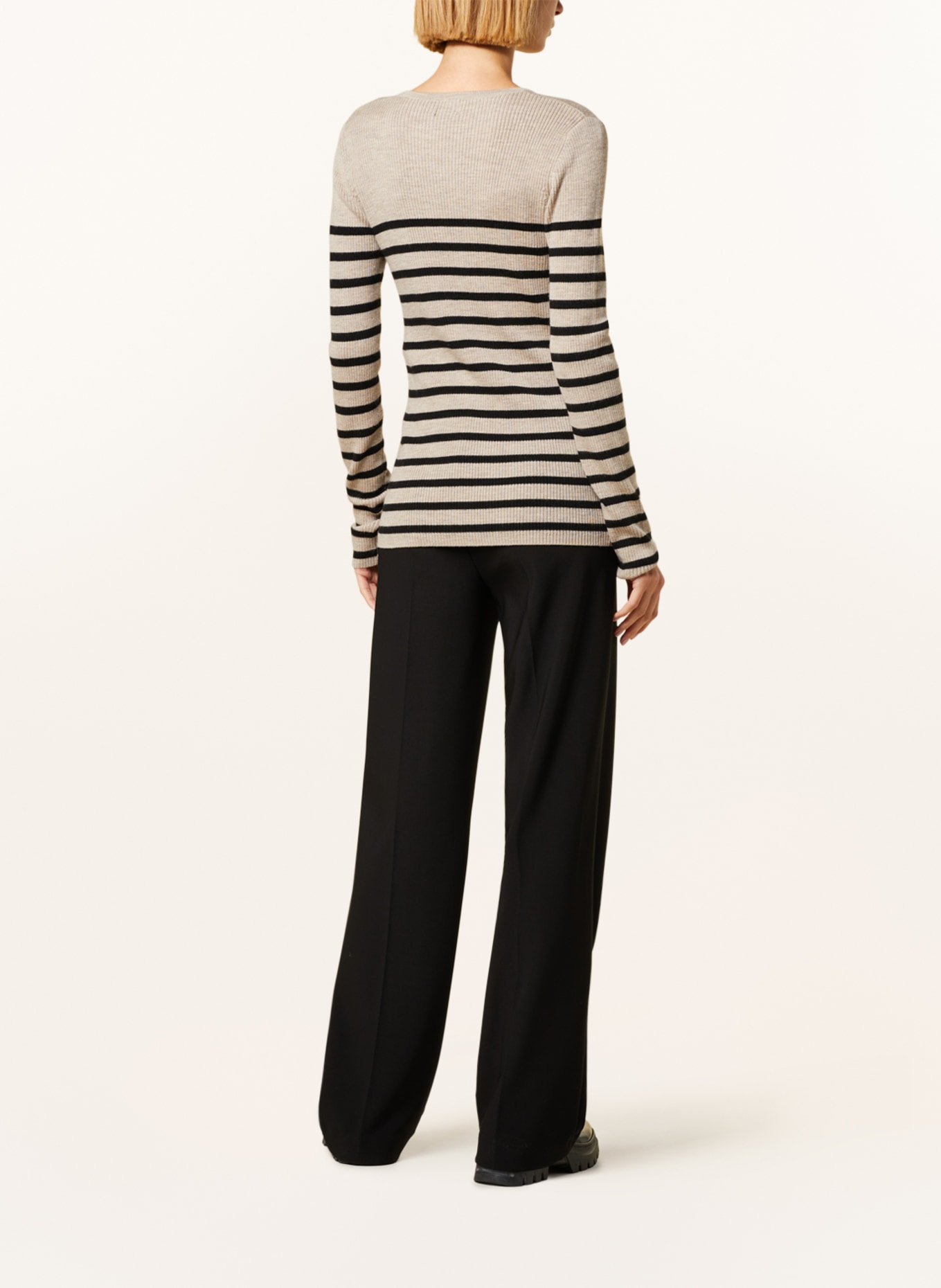 Herskind Sweater CAMB, Color: LIGHT BROWN/ BLACK (Image 3)