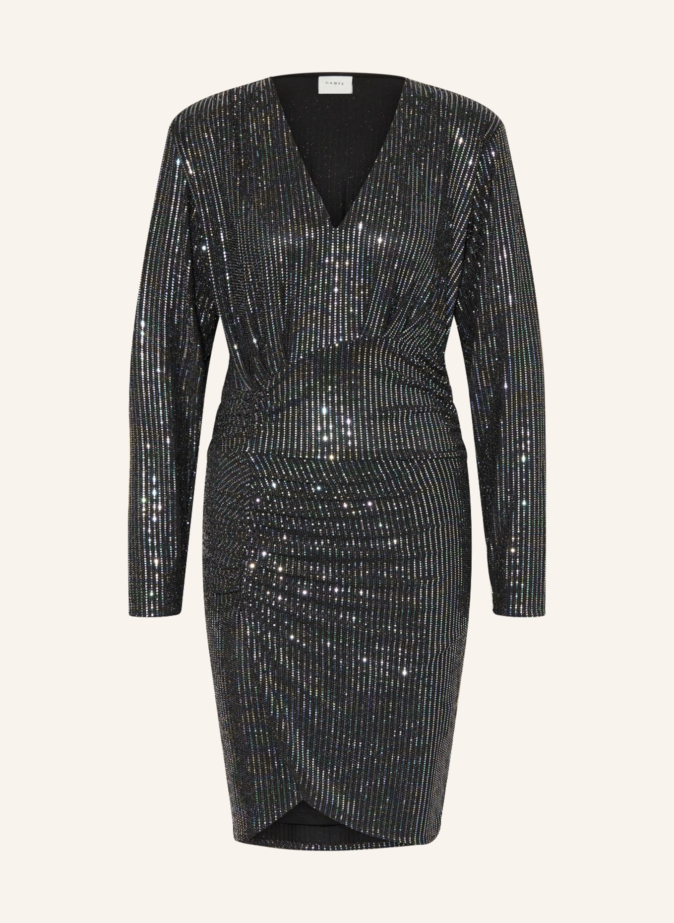 DANTE6 Dress ARCY with sequins, Color: BLACK/ LIGHT GREEN/ PURPLE (Image 1)
