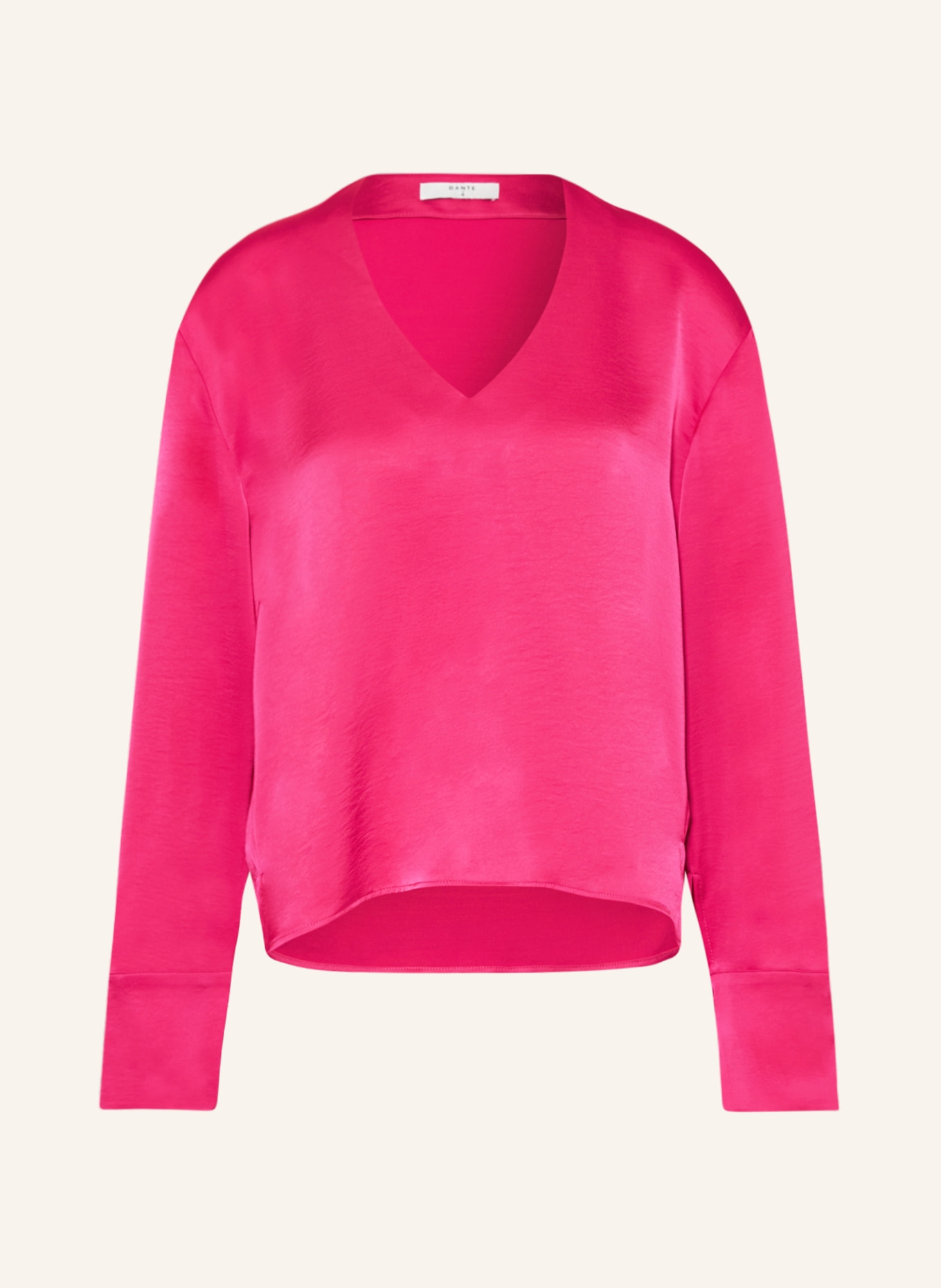 DANTE6 Shirt blouse BODIL made of satin, Color: PINK (Image 1)