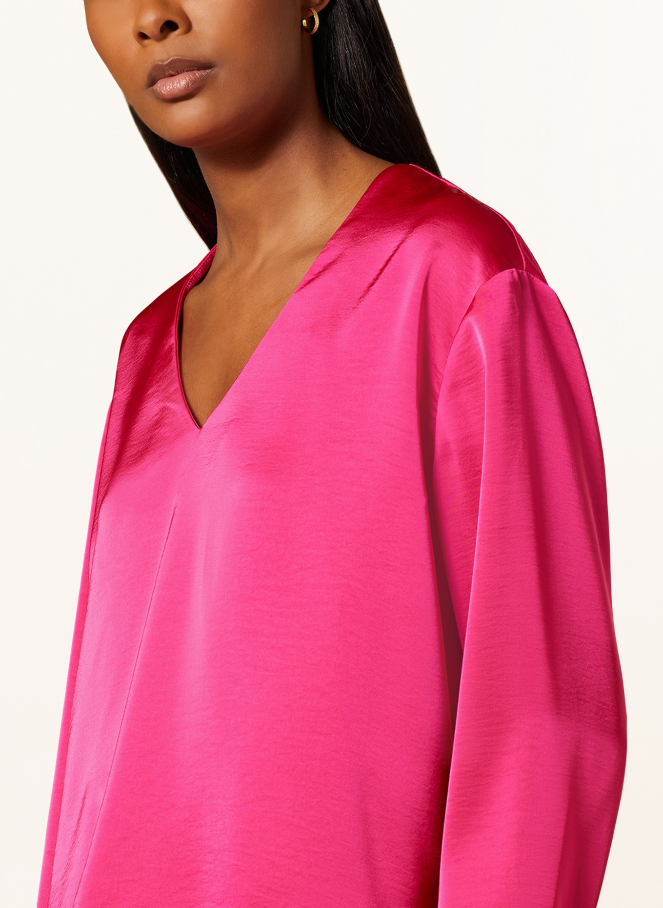 DANTE6 Shirt blouse BODIL made of satin, Color: PINK (Image 4)